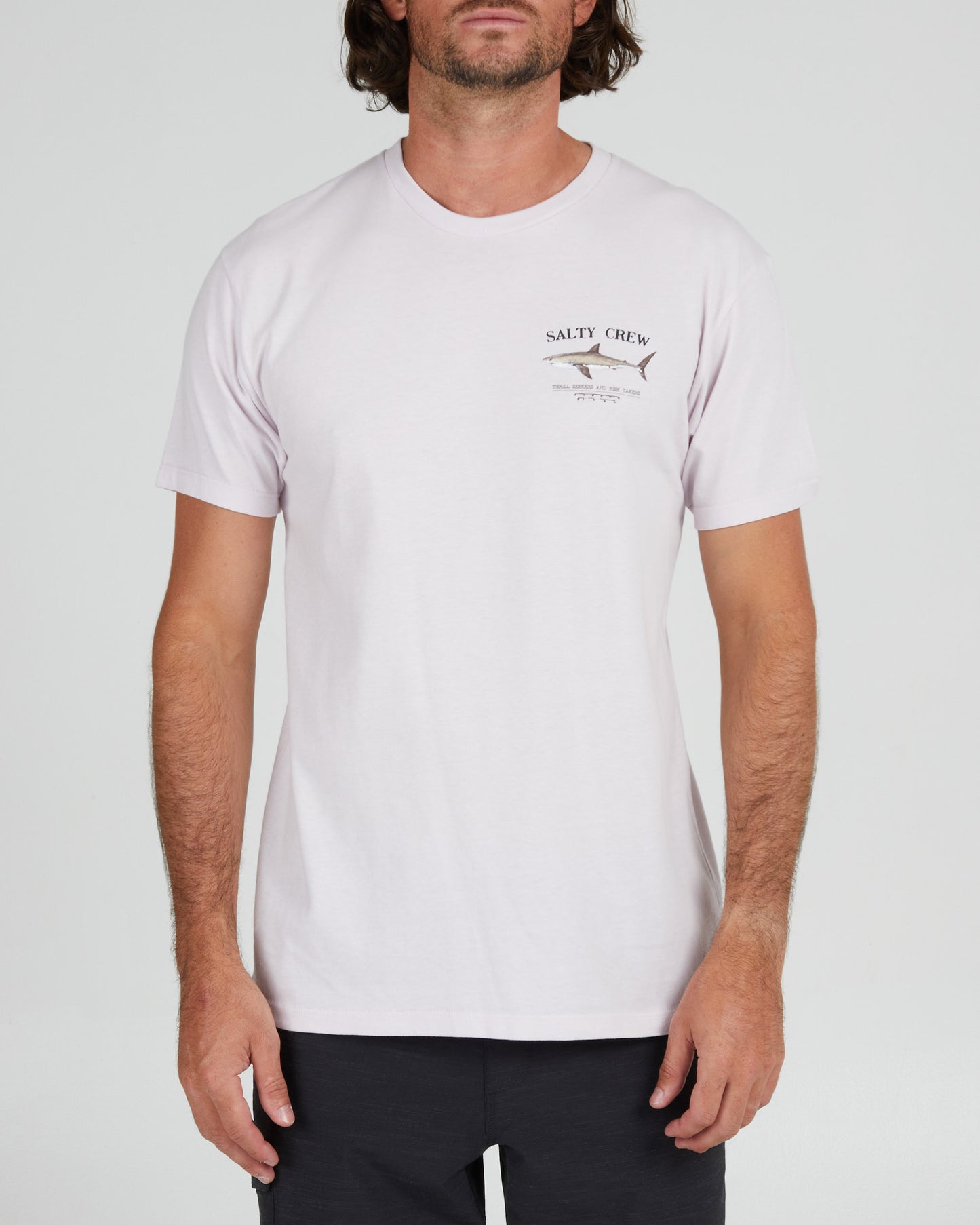 front view of Bruce Lavender S/S Premium Tee