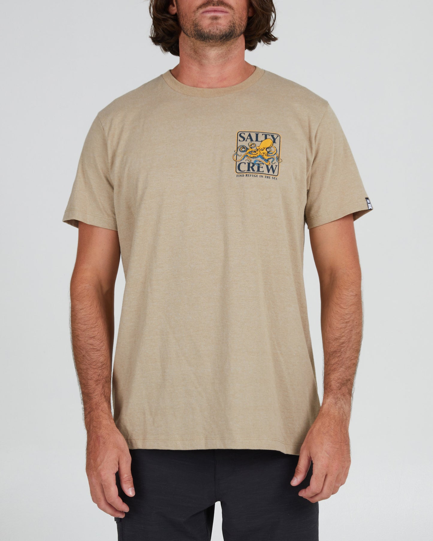 front view of Ink Slinger Charcoal S/S Standard Tee