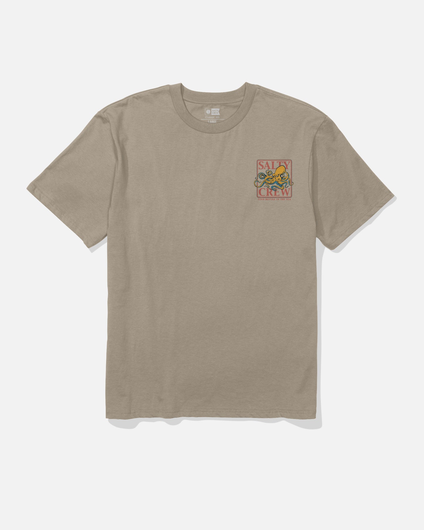 Front view of the Ink Slinger Classic Tee - Twig.
