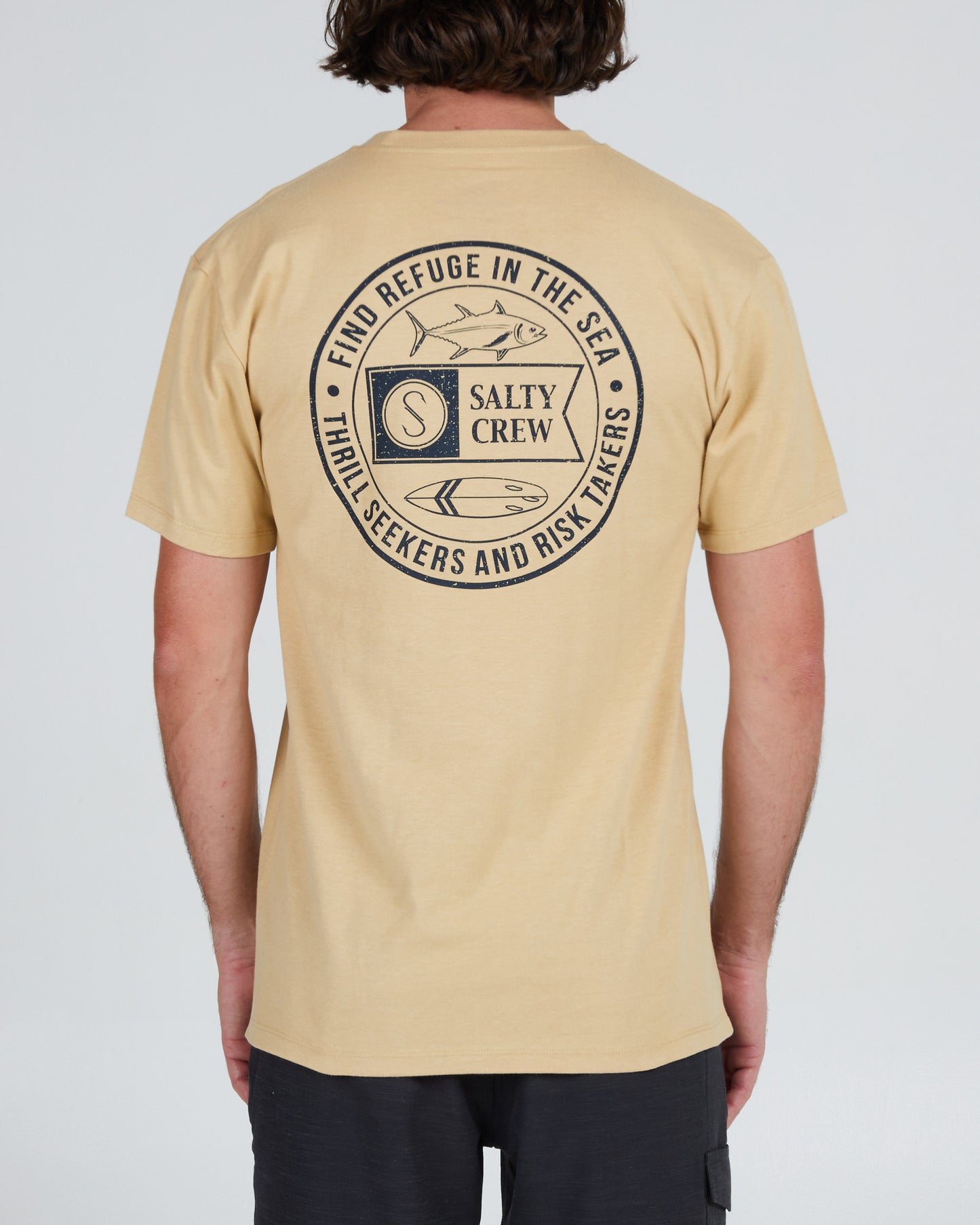 On body back of the Legends Black S/S Premium Tee