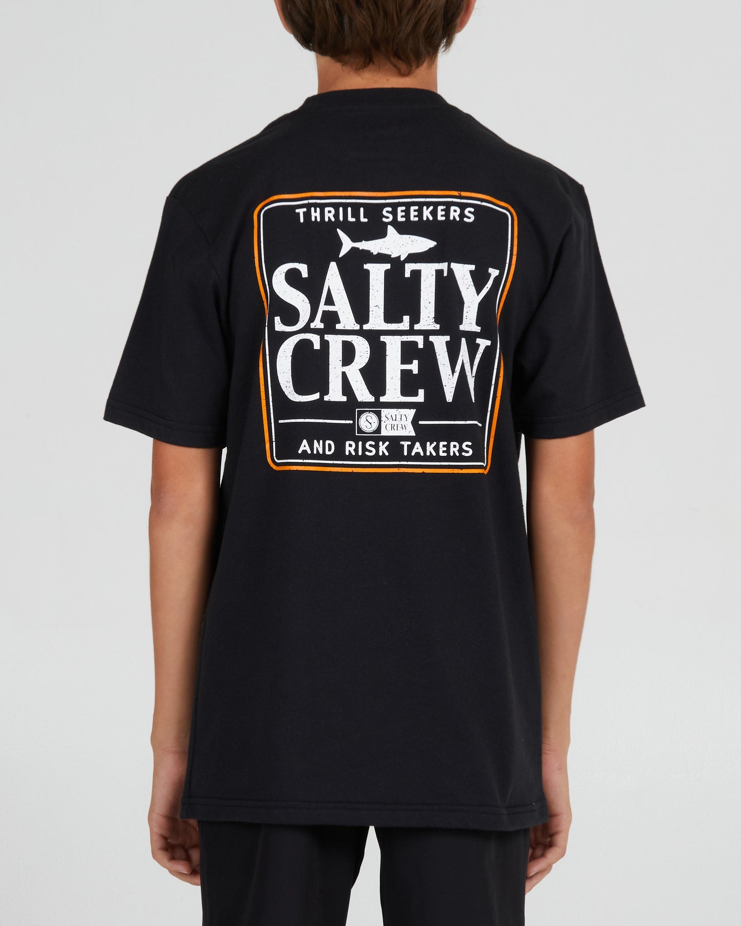On body back of the Coaster Boys Black S/S Tee