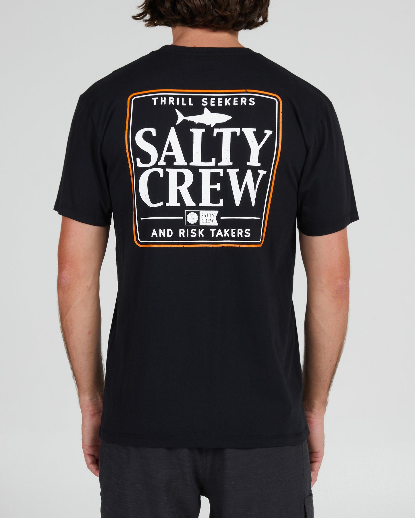 On body back of the Coaster Black S/S Premium Tee