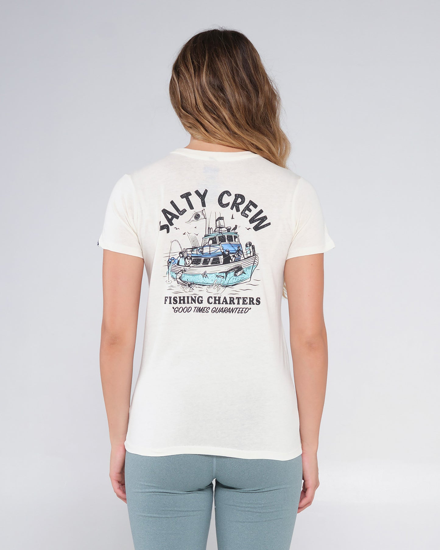bottom view of Charter Bone Classic Tee