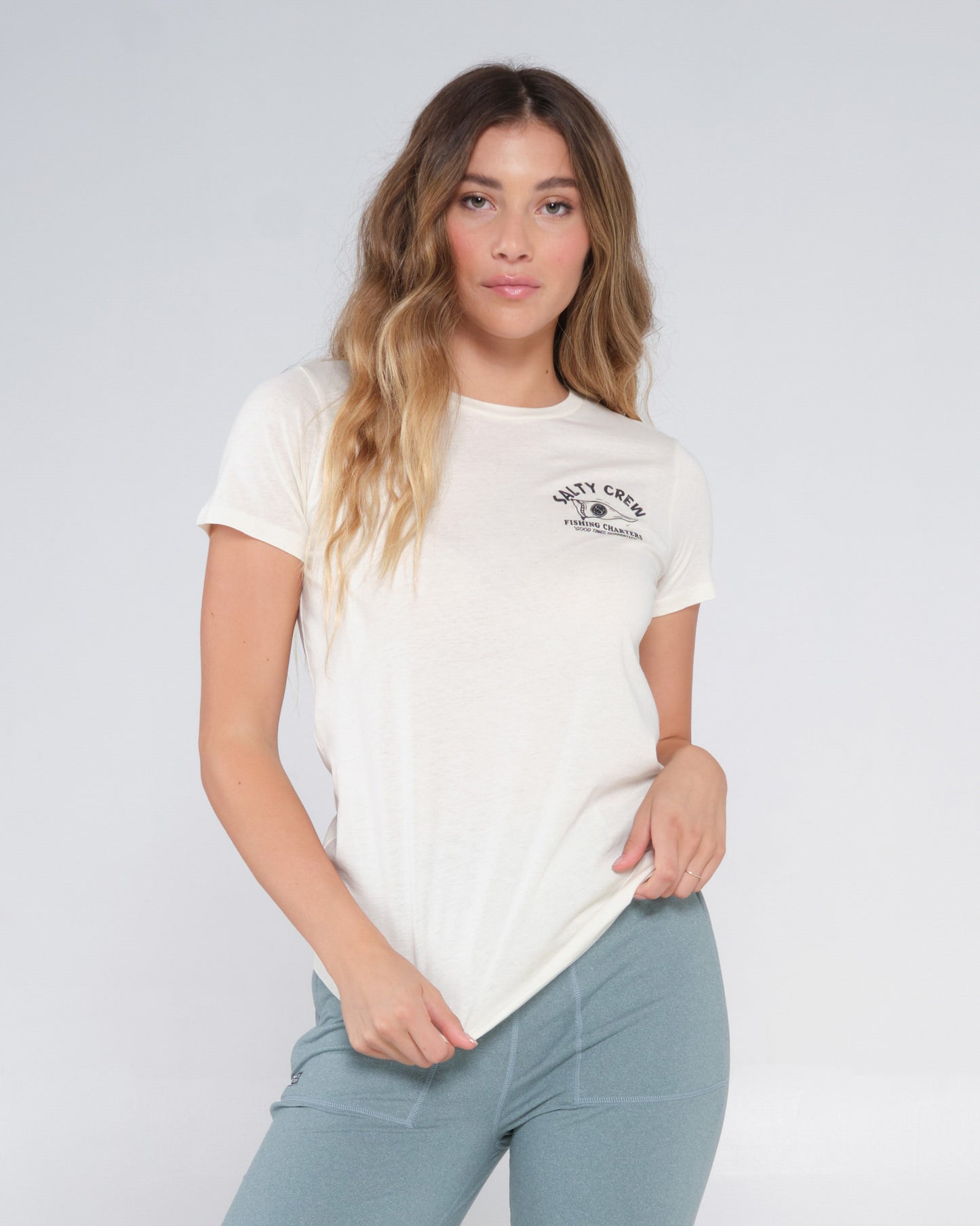 front view of Charter Bone Classic Tee