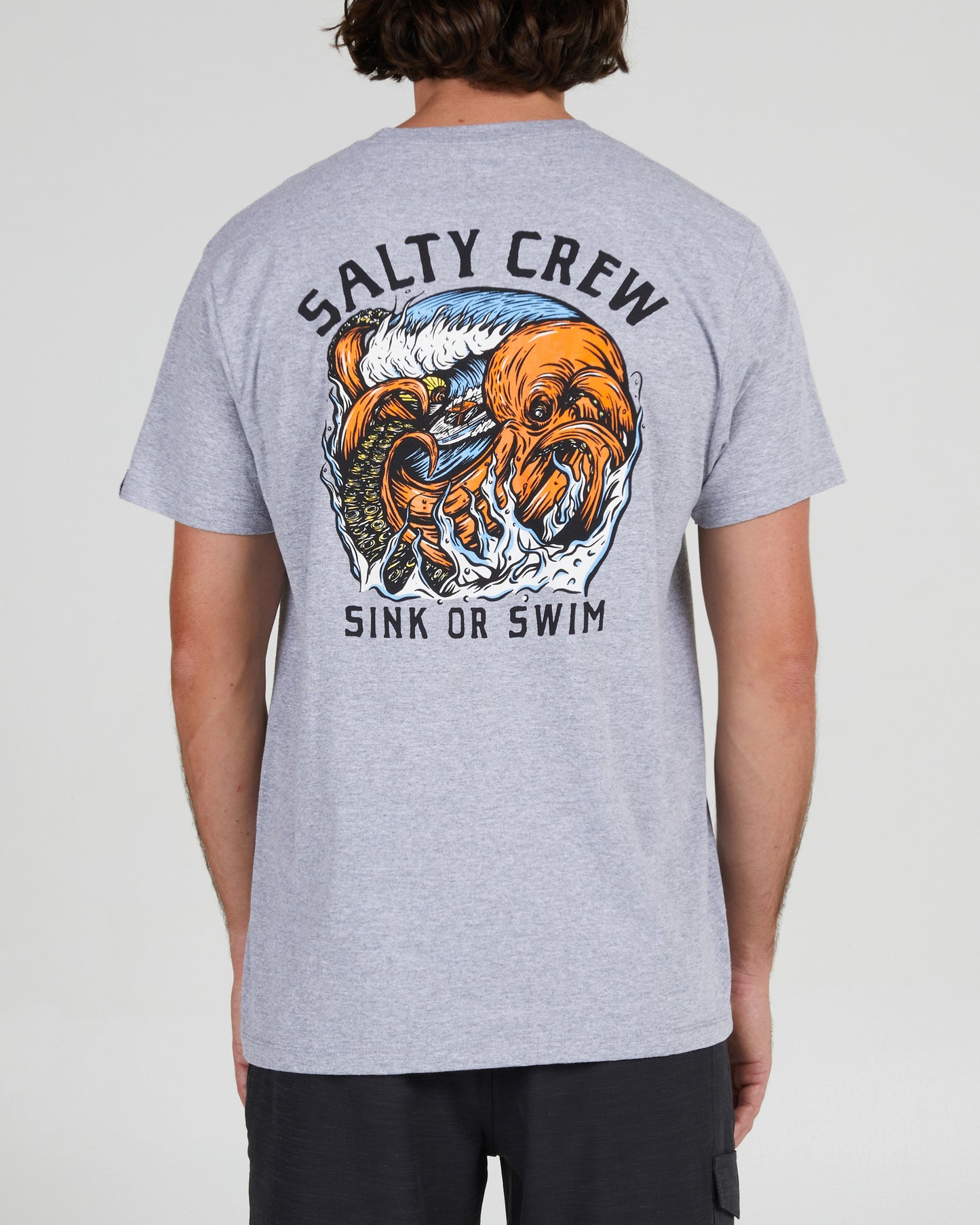 On body back of the Tsunami Athletic Heather S/S Standard Tee