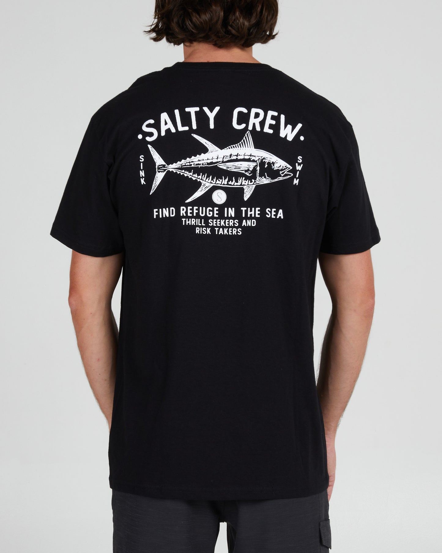On body back of the Market Black S/S Standard Tee