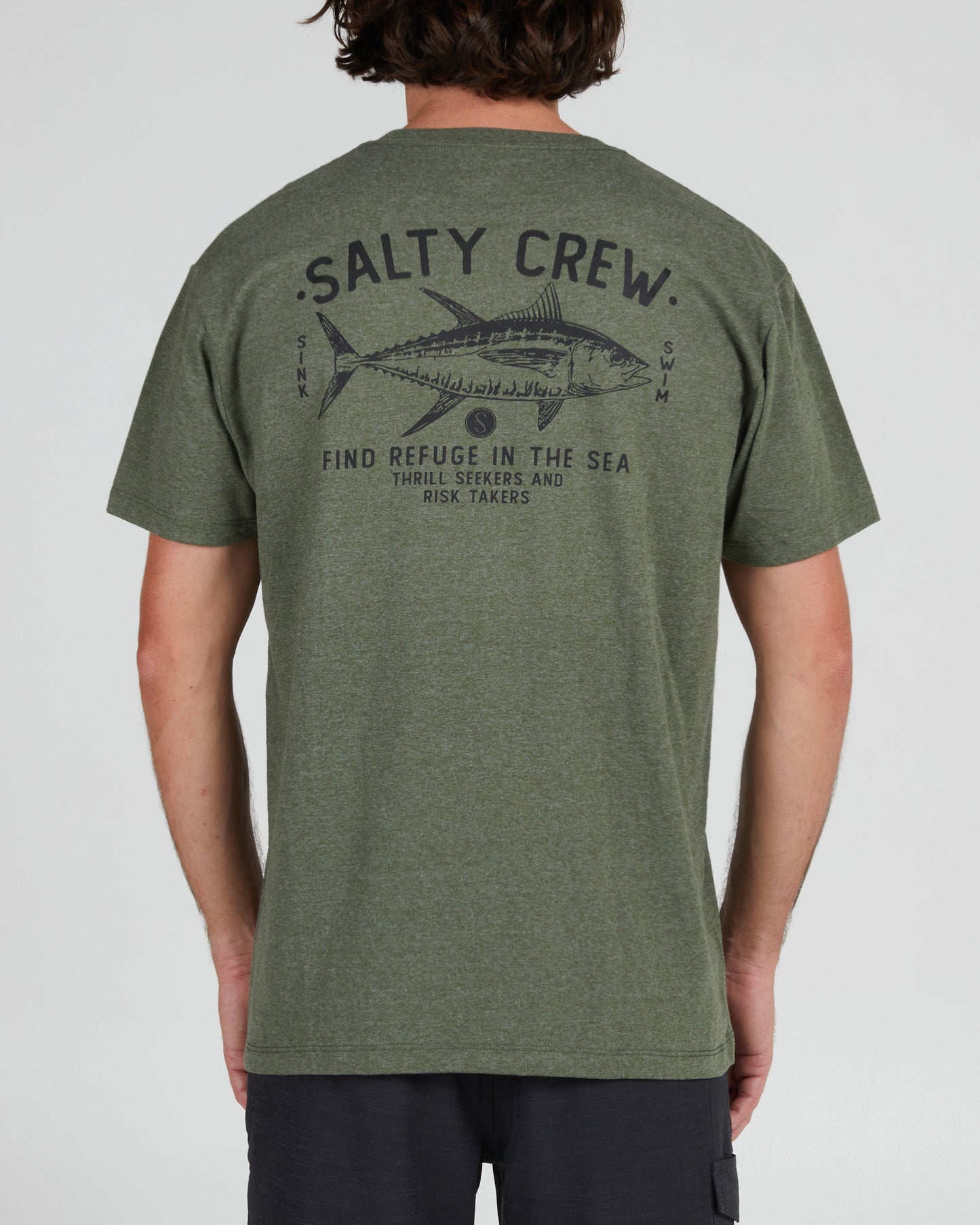 On body back of the Market Forest Heather S/S Standard Tee