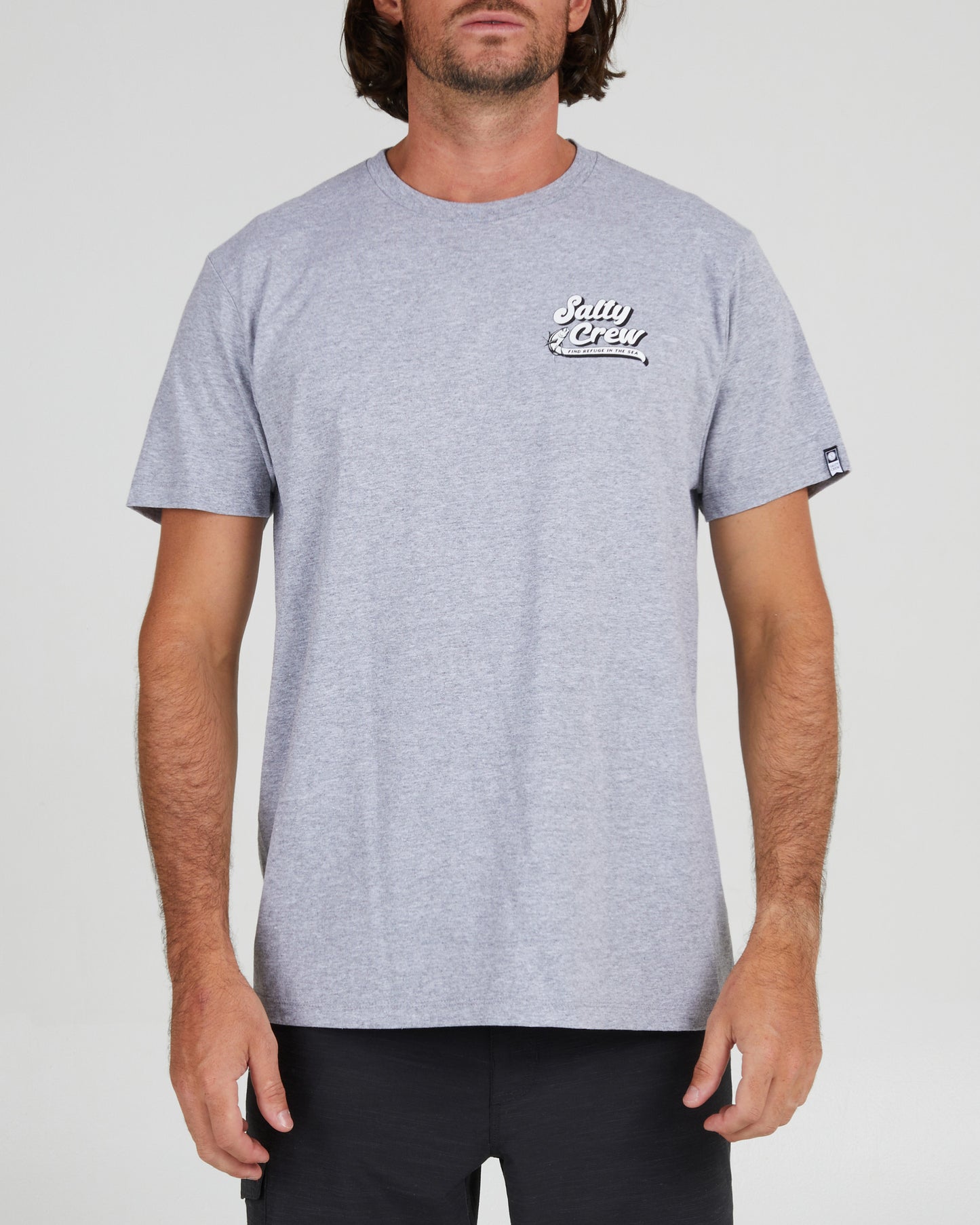 On body front of the Swift Water Athletic Heather S/S Standard Tee