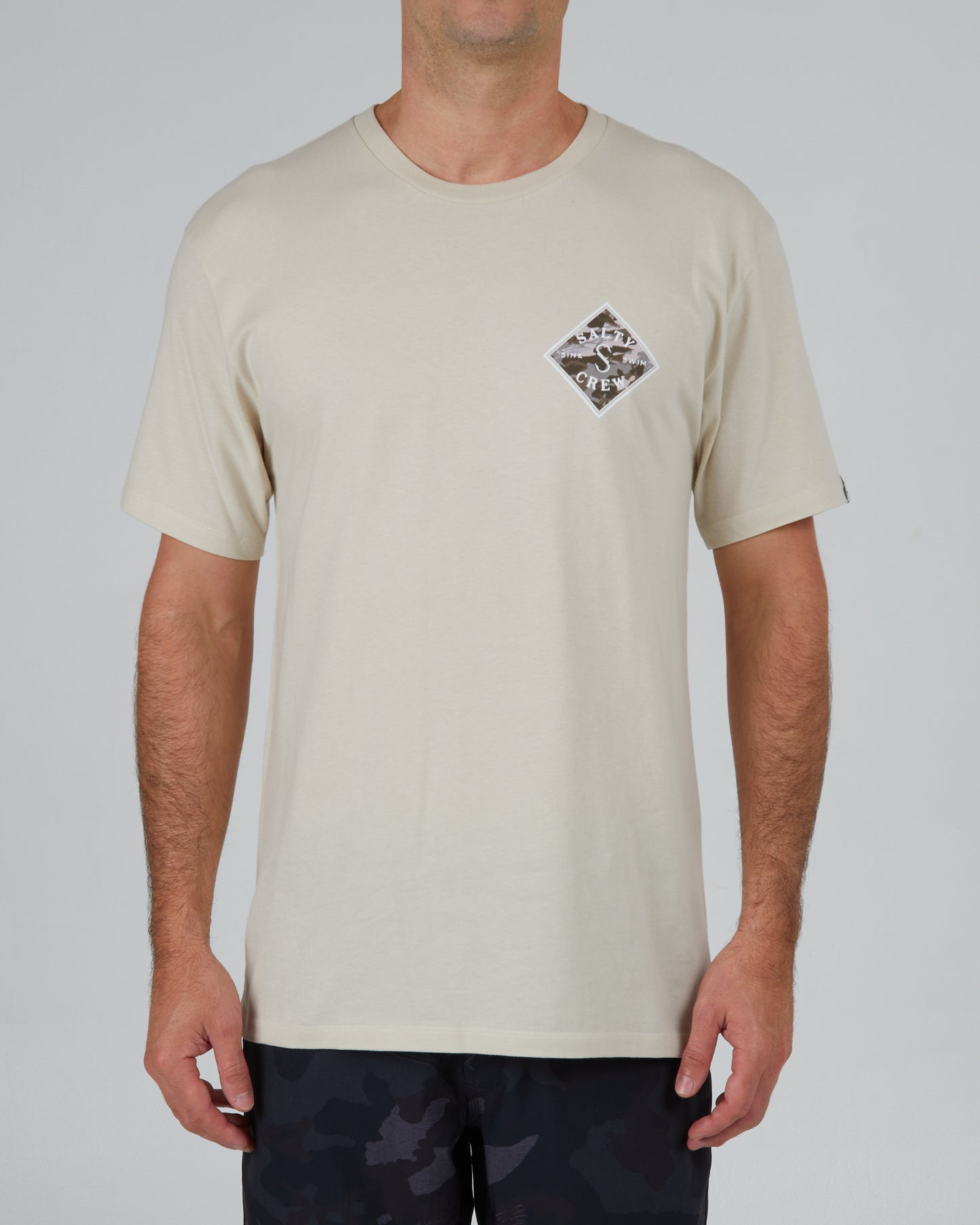 front view of Tippet Camo Fill Bone S/S Premium Tee