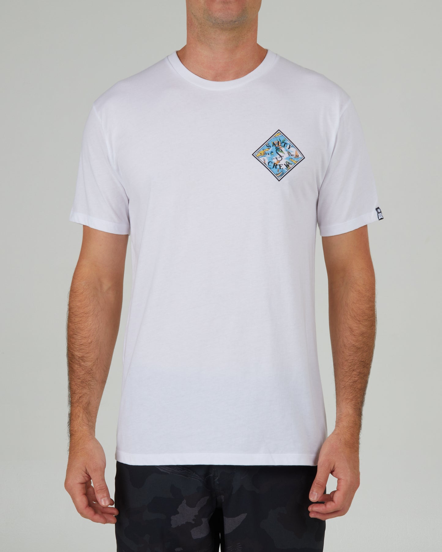 Tippet Tropics White S/S Premium Tee