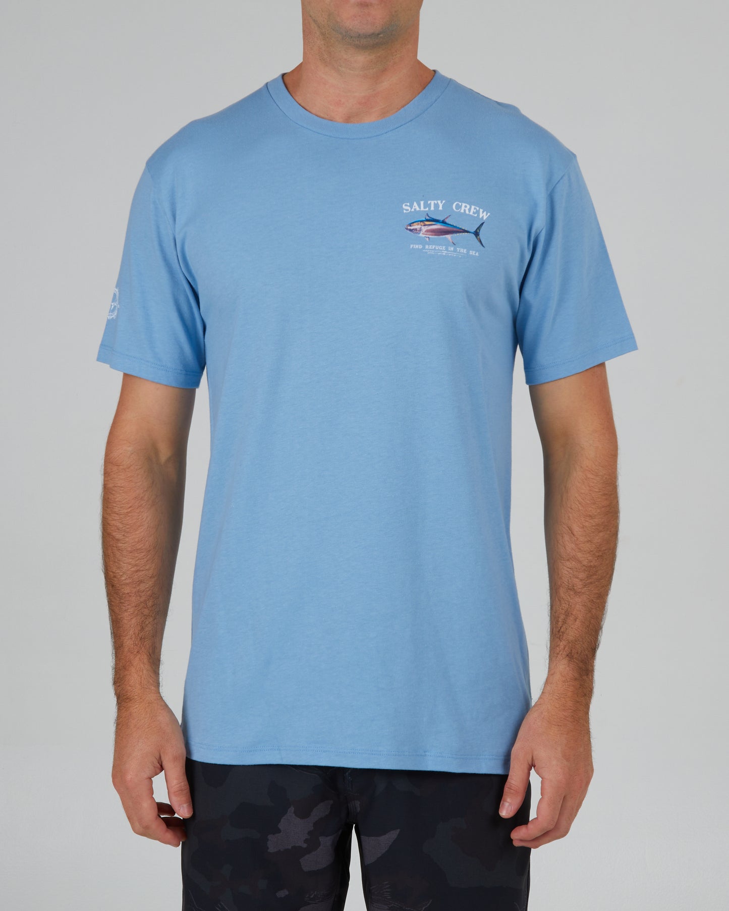 front view of Big Blue Marine Blue S/S Premium Tee