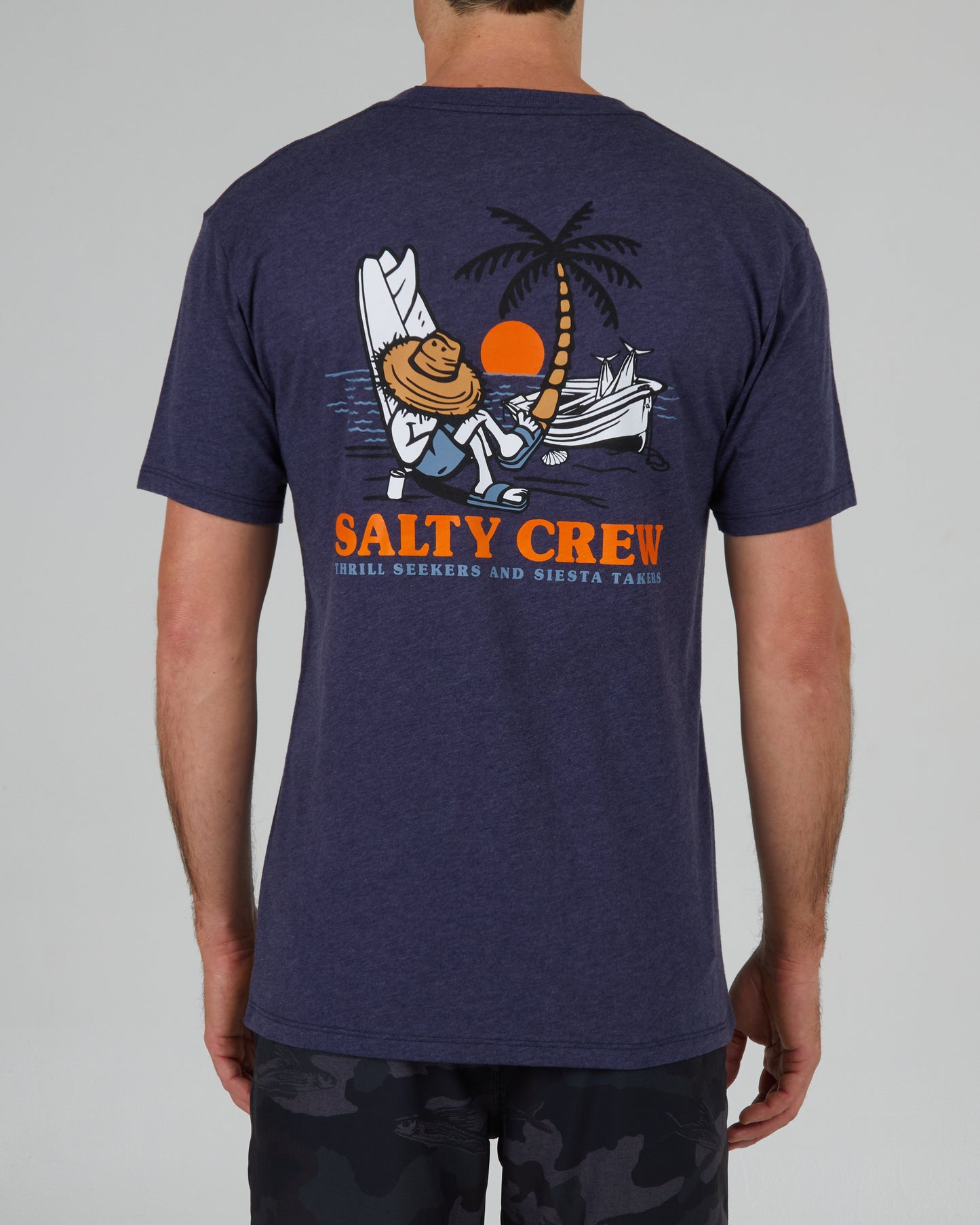 Siesta Navy Heather S/S Premium Tee
