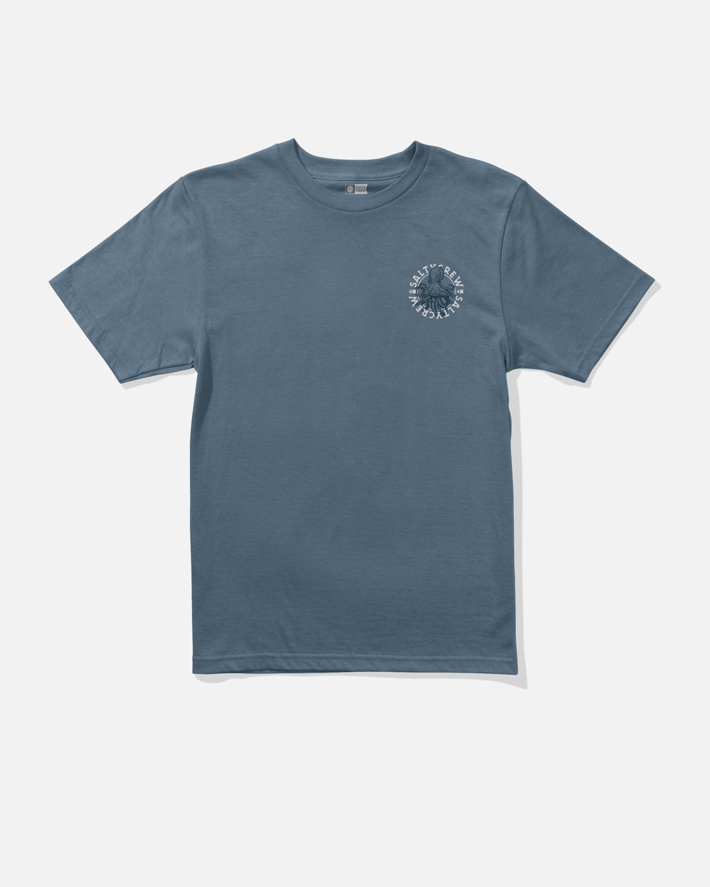 Front view of the Tentacles Boys Tee - Slate.