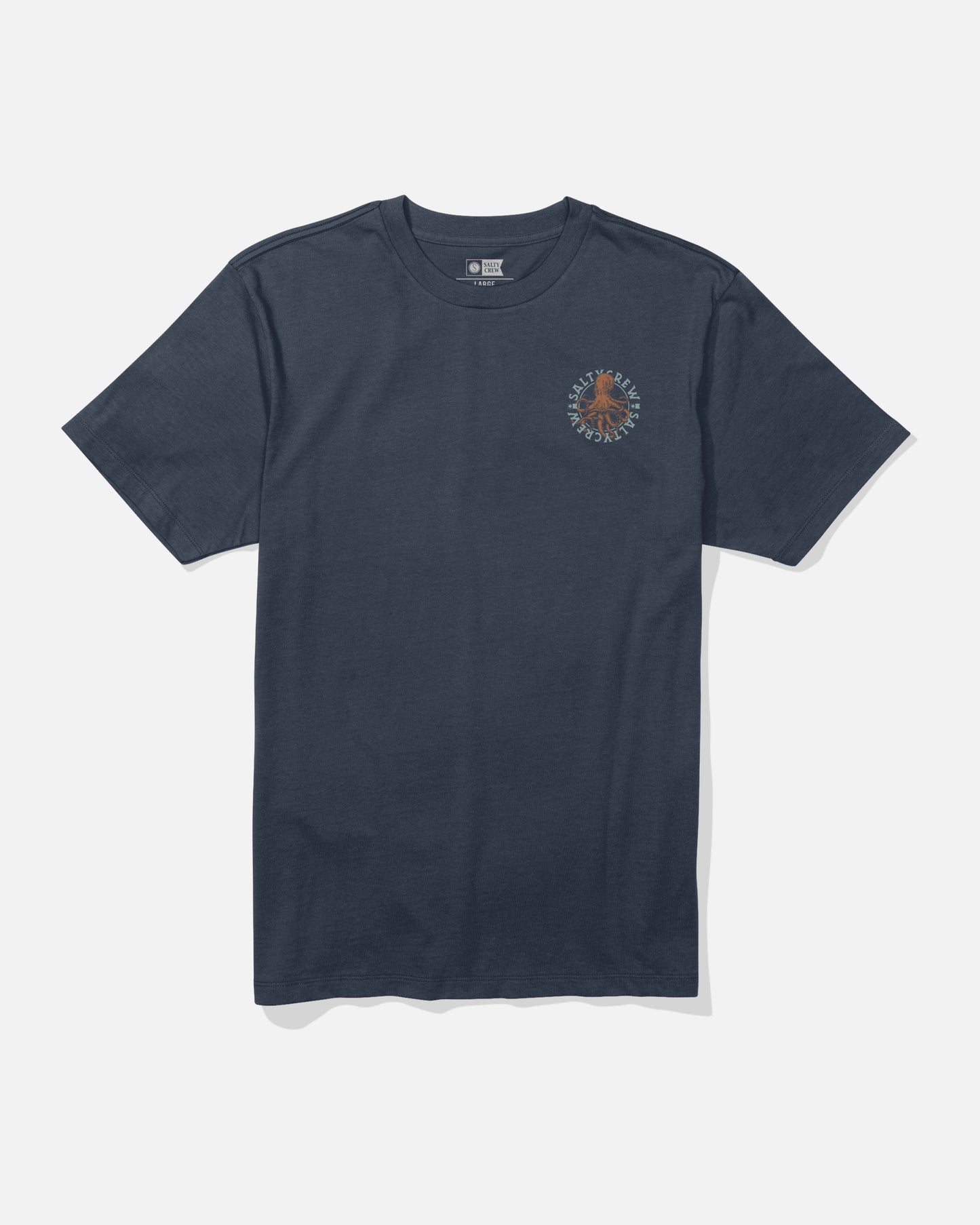 Front view of the Tentacles Tee - Navy.
