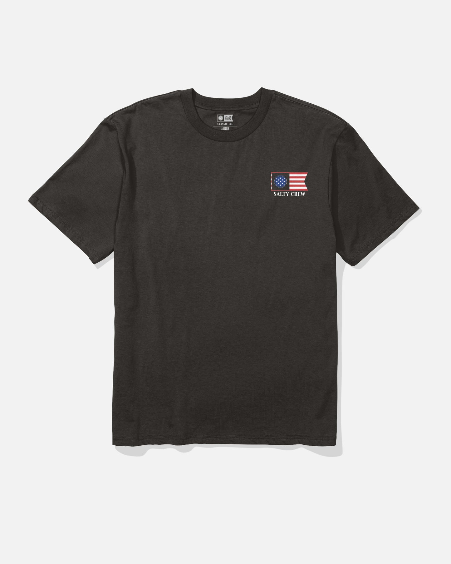 front view of Flagship America Classic Tee - Black