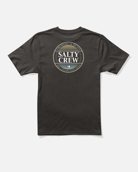 Back view of the Simple Fade Boys Tee - Black.