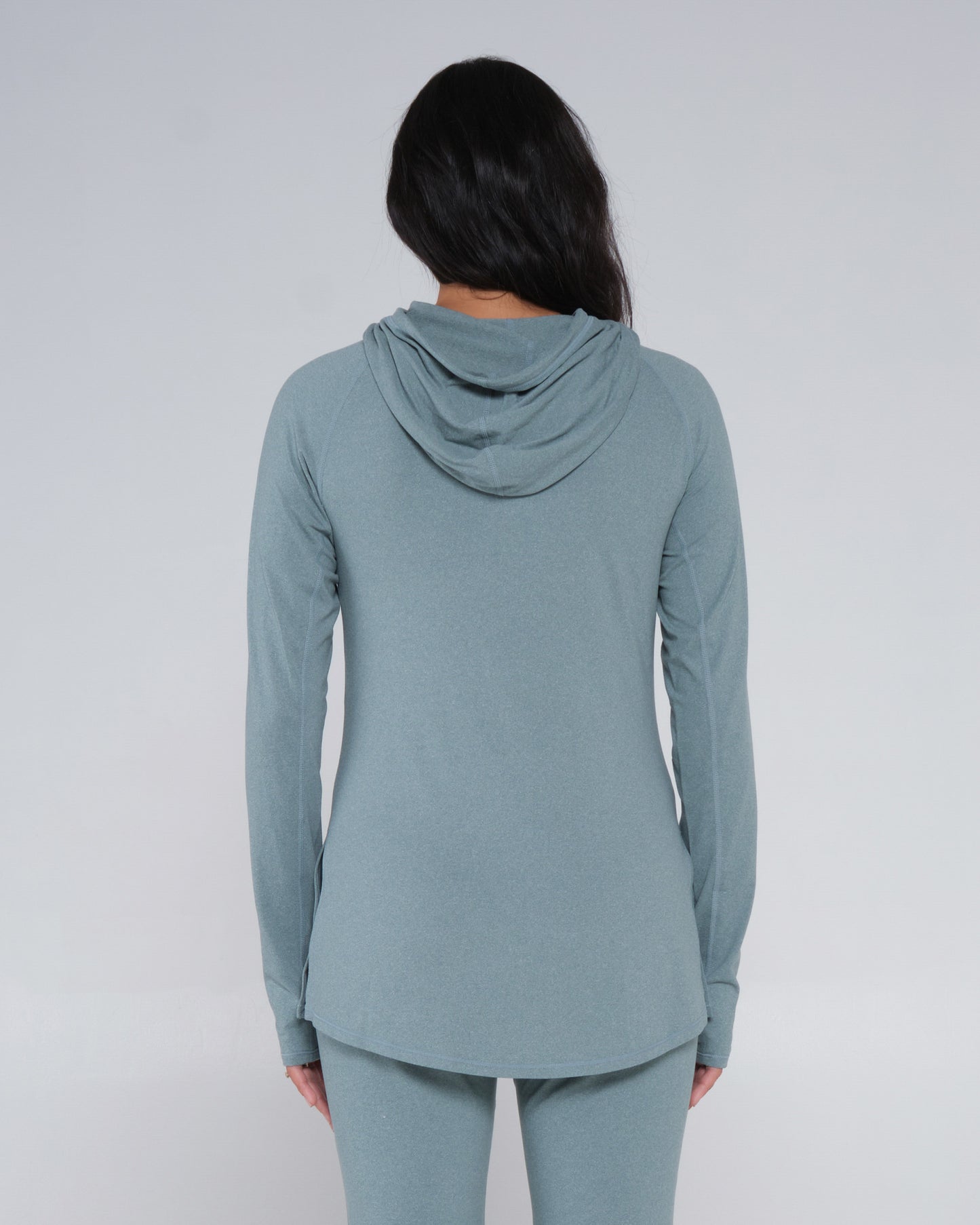 back view of Thrill Seekers Atlantic Green Sunshirt