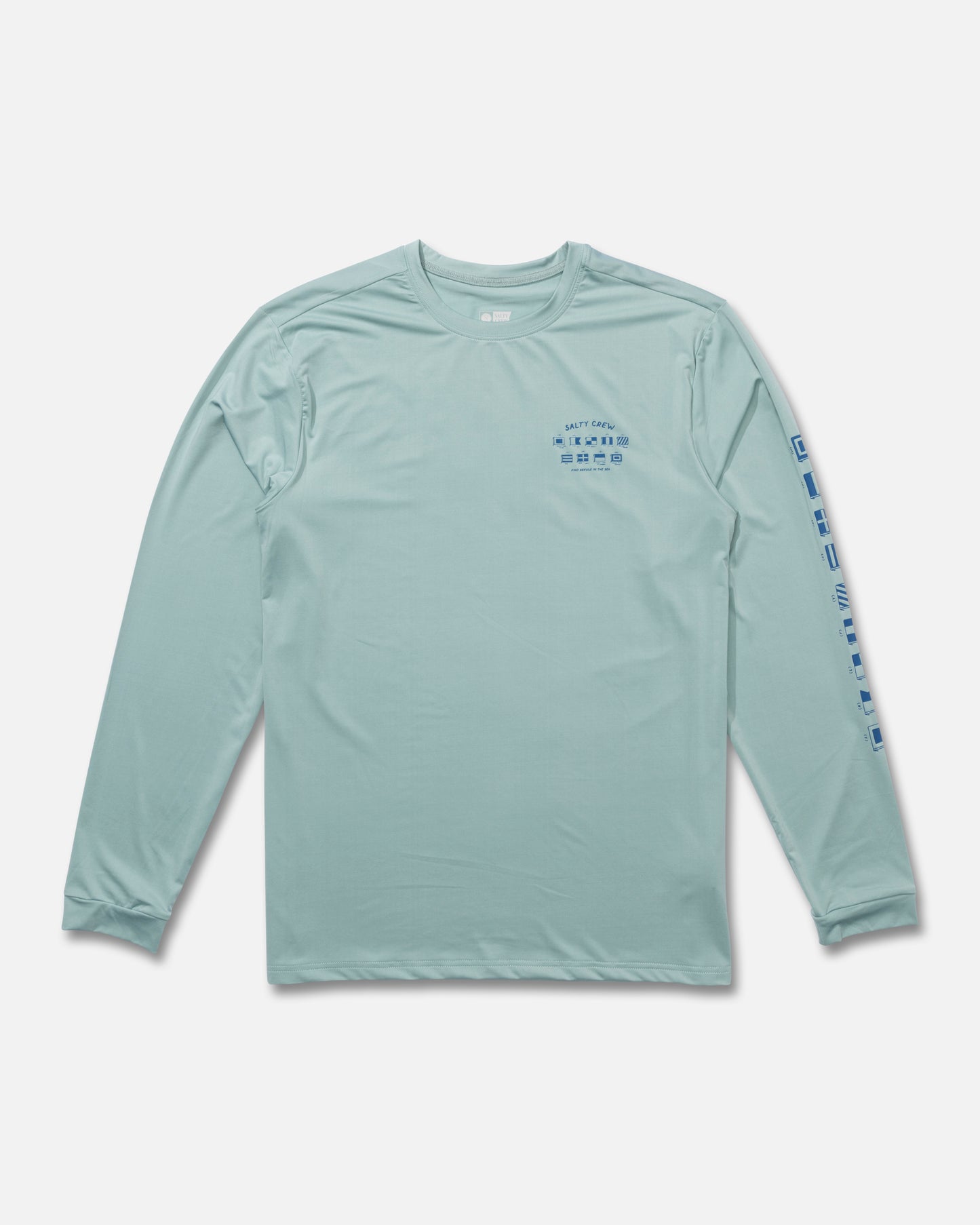 Front view of the Call Sign Long Sleeve Sunshirt - Marine.