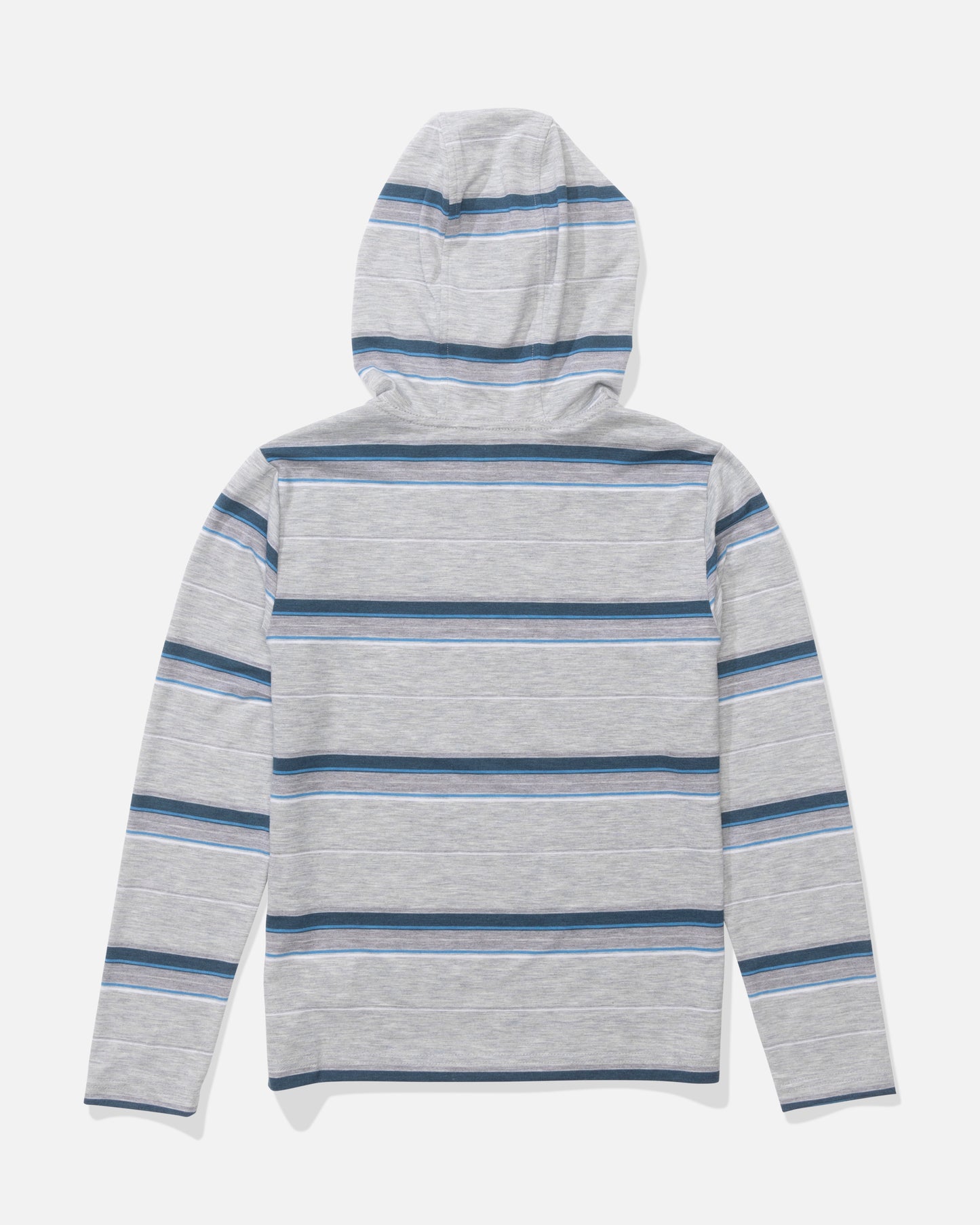 Back view of the Seaway Boys UV Hoodie - Light Grey.