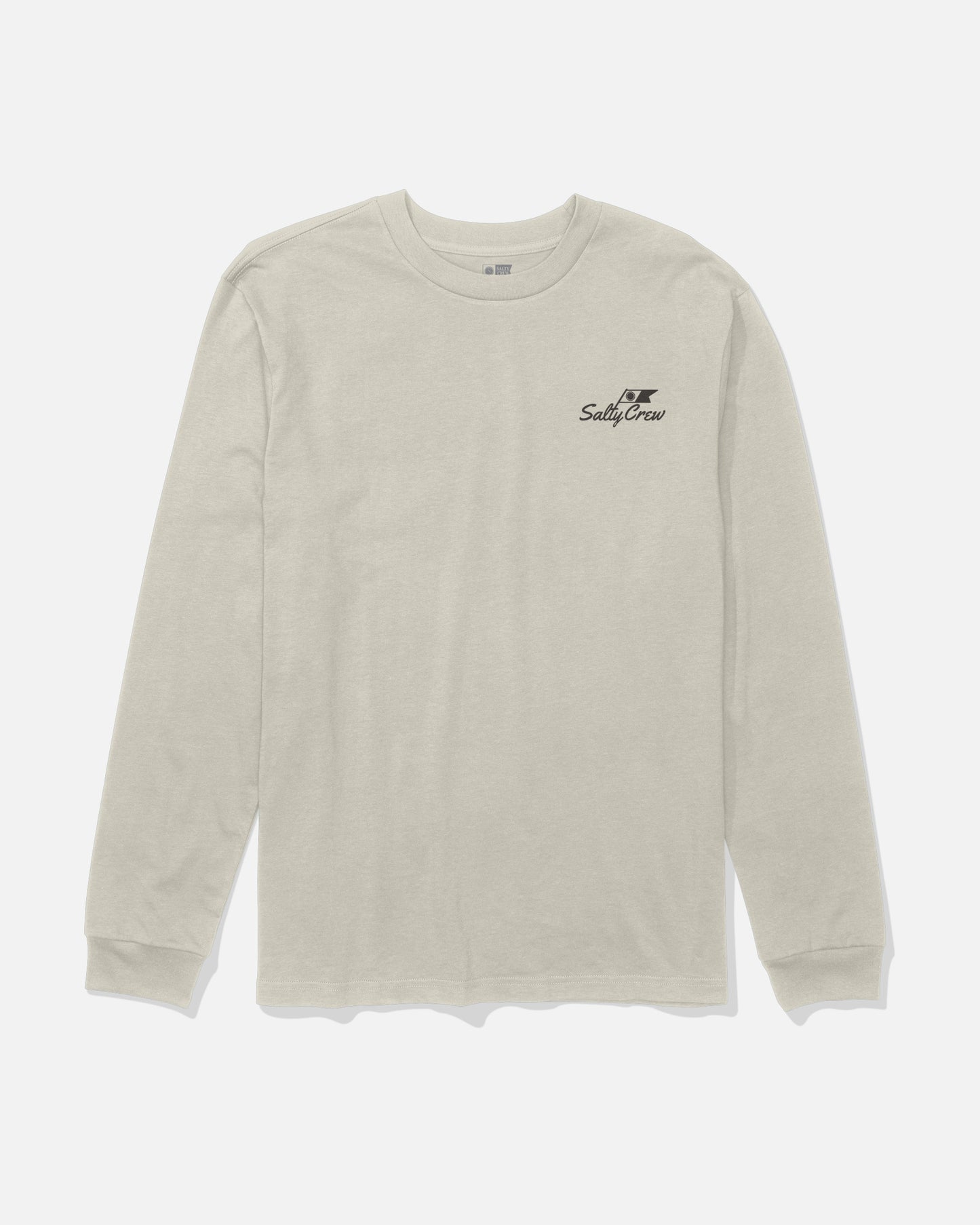 Front view of the Original Long Sleeve Tee - Bone.