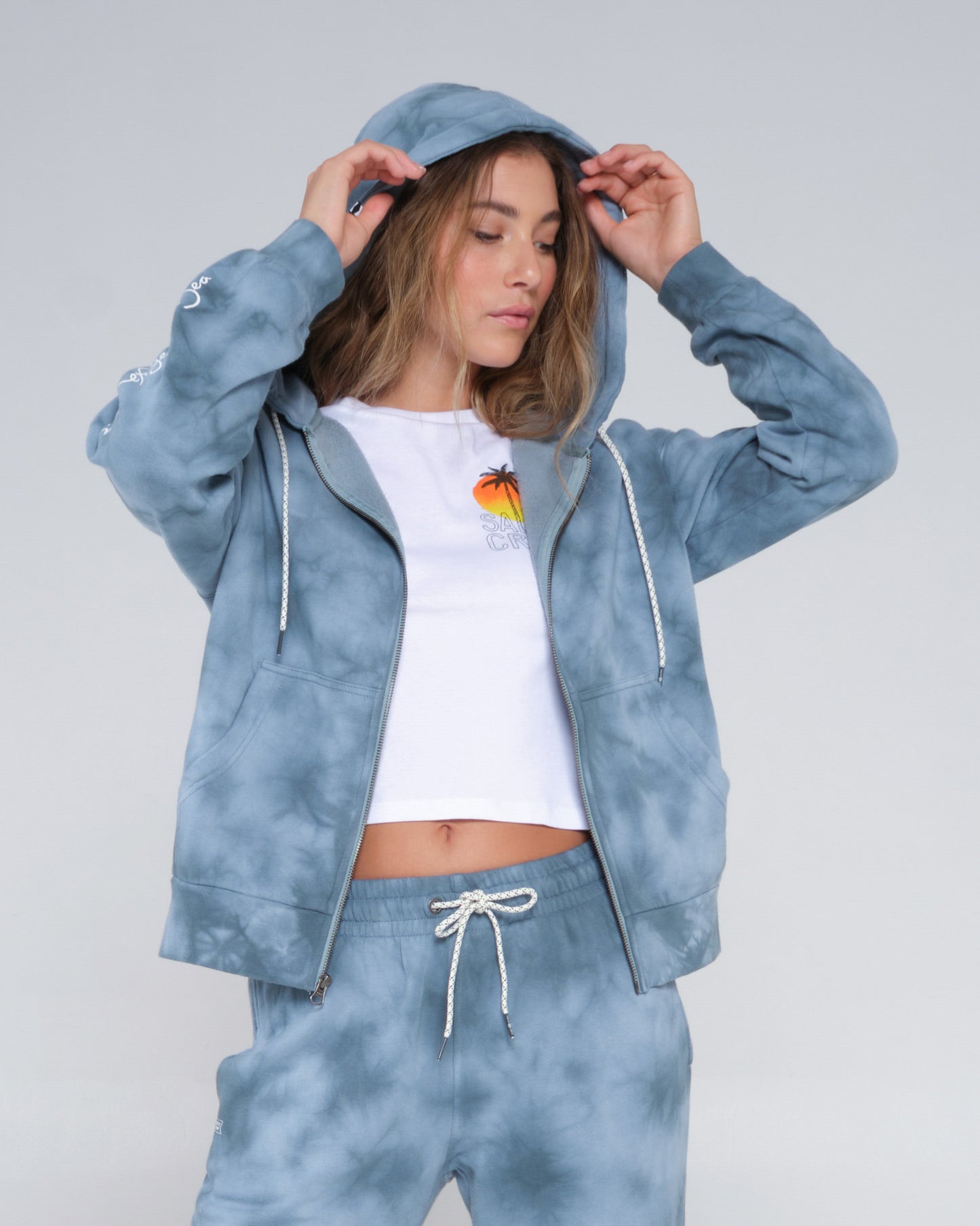 Alpha Atlantic Green Zip Hoody