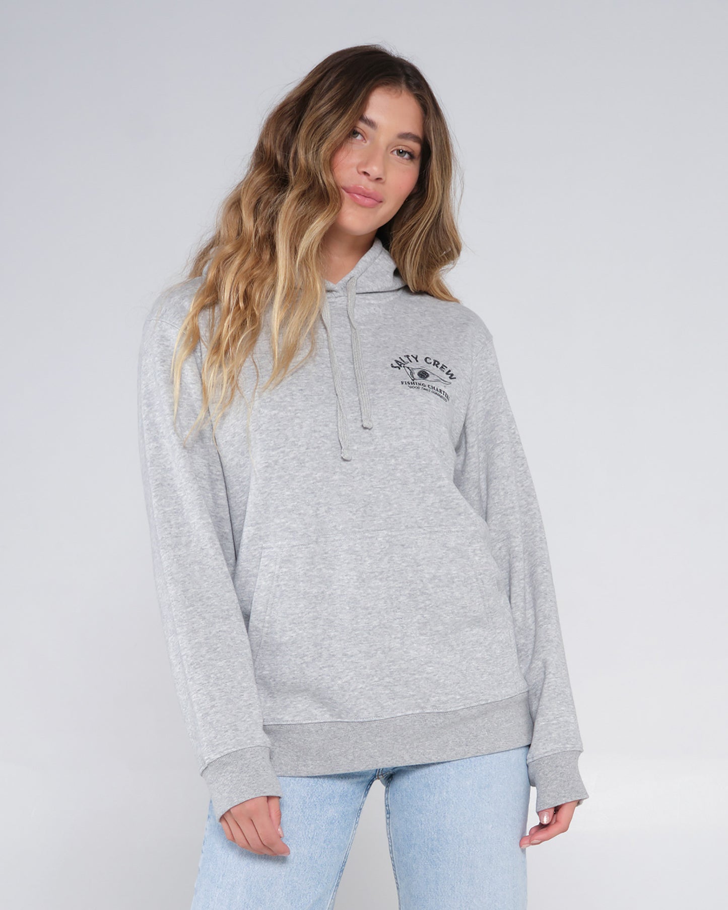front view of Charter Athletic Heather Hoody
