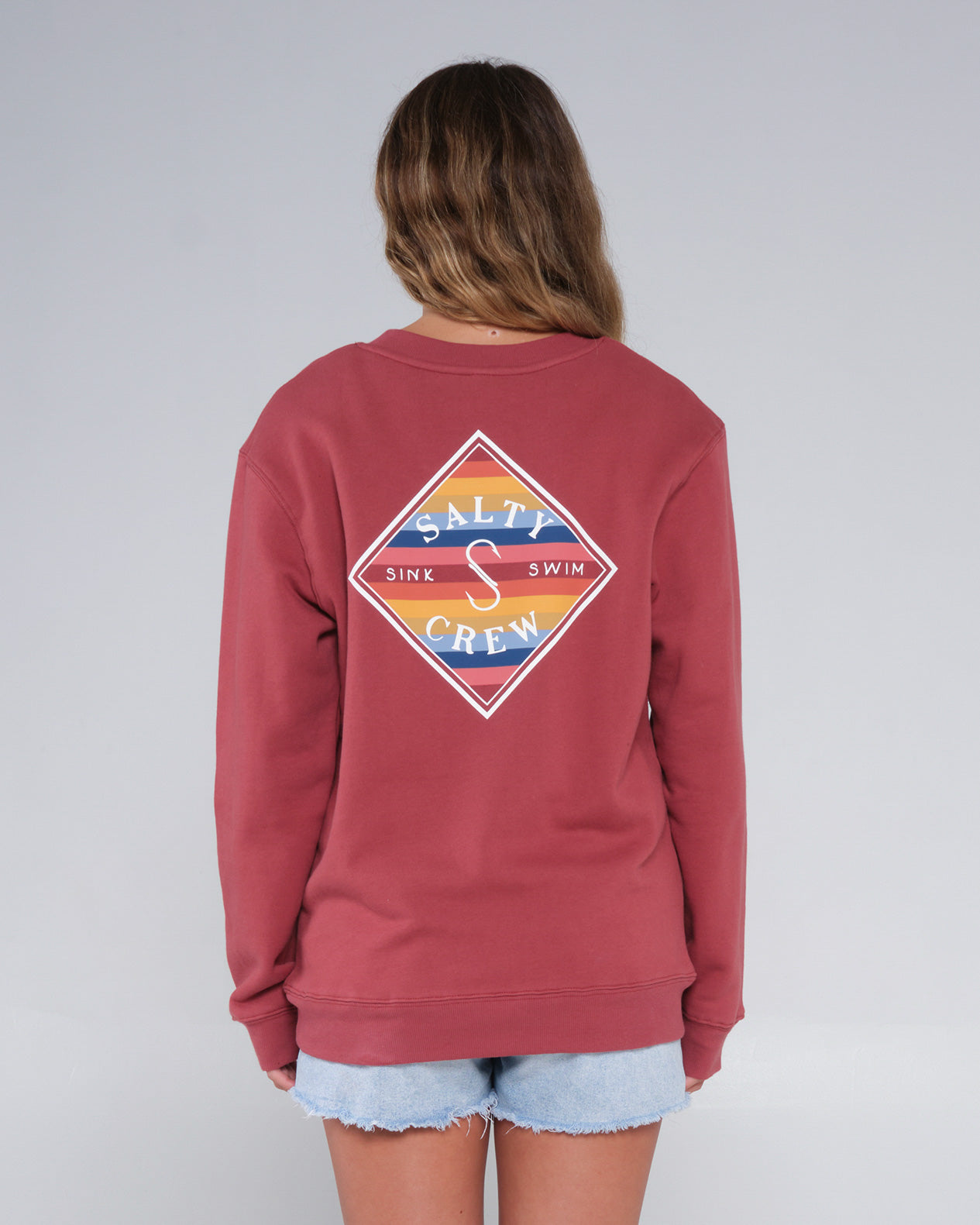 back view of Tippet Fill Spiced Crew