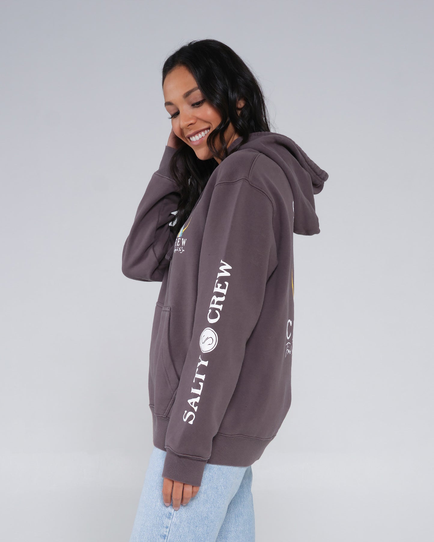 Tailed Faded Black Premium Hoody