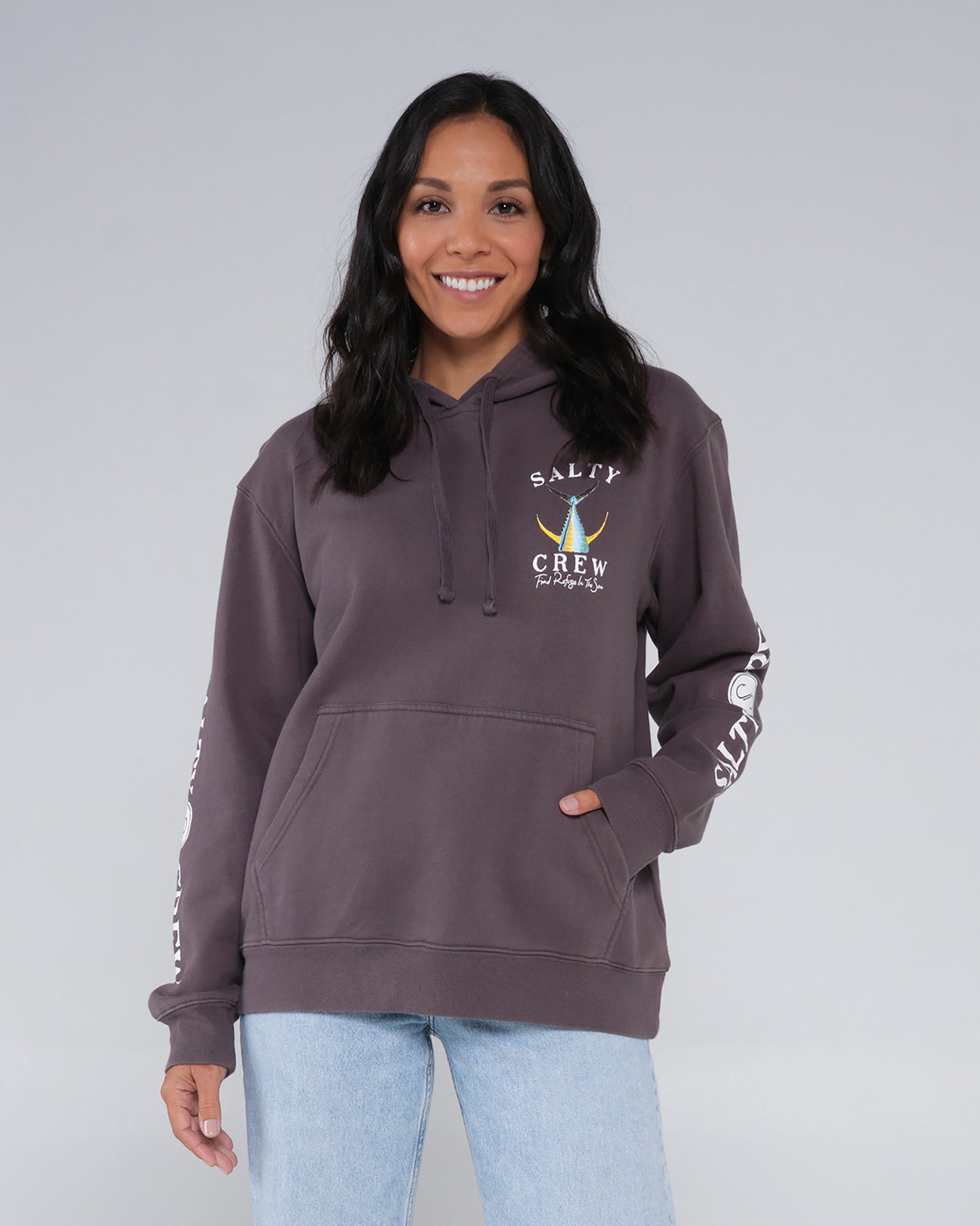 Tailed Faded Black Premium Hoody