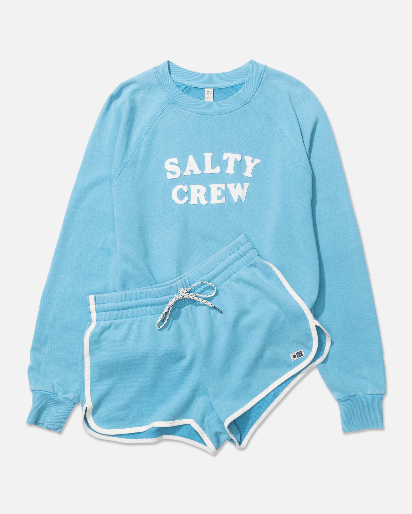 Outfit inspo with the First Mate Crew Fleece - Lagoon Blue.