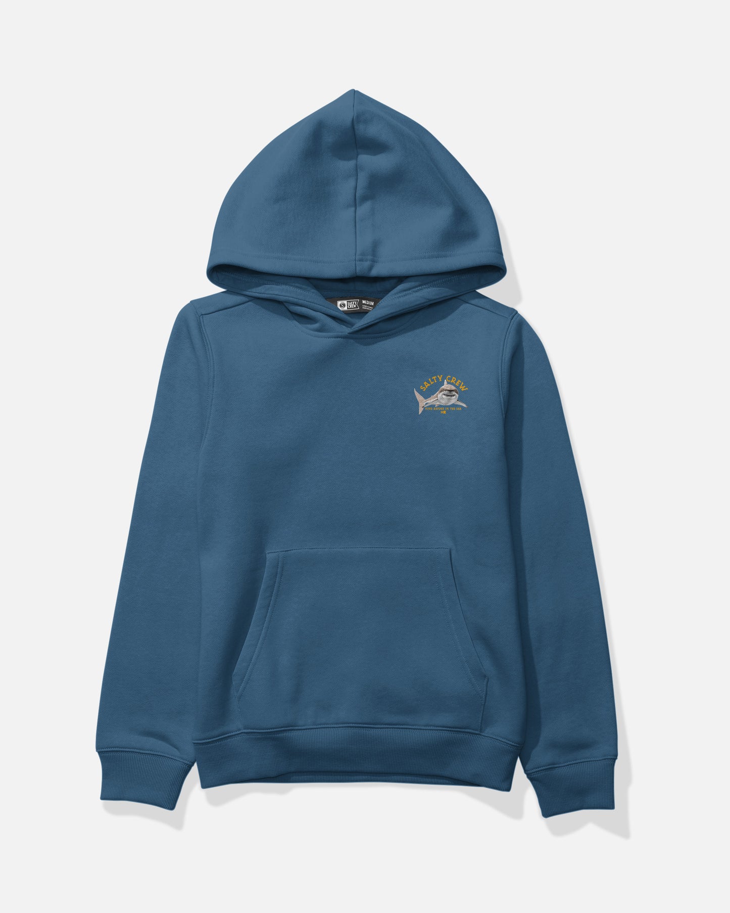 Front view of the Lurking Boys Fleece - Cast Blue.