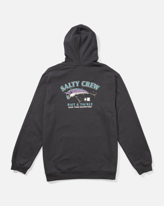 Back view of the Snag It Zip Fleece - Charcoal.