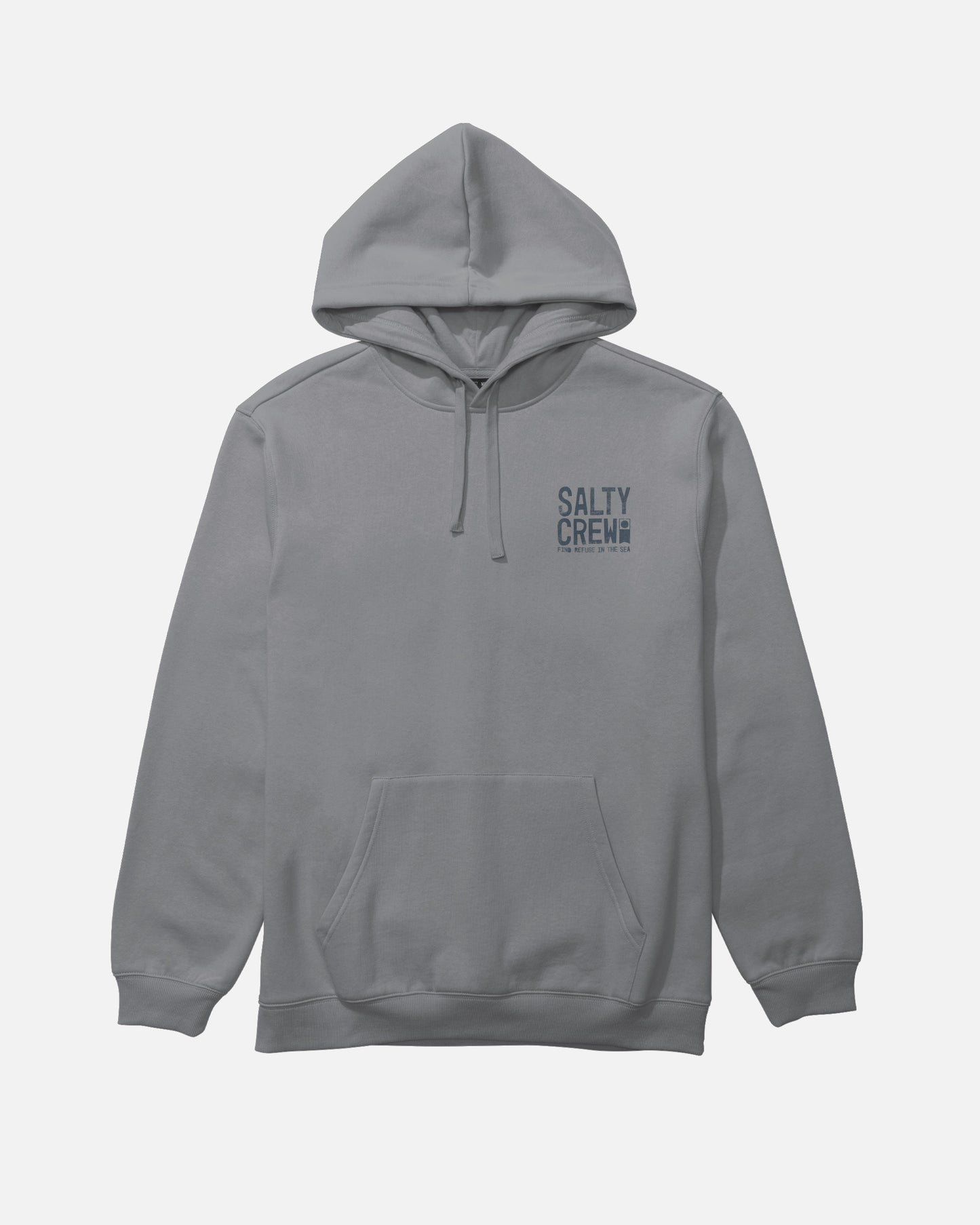 Front view of the Tried And True Fleece Hoodie - Shark Skin.