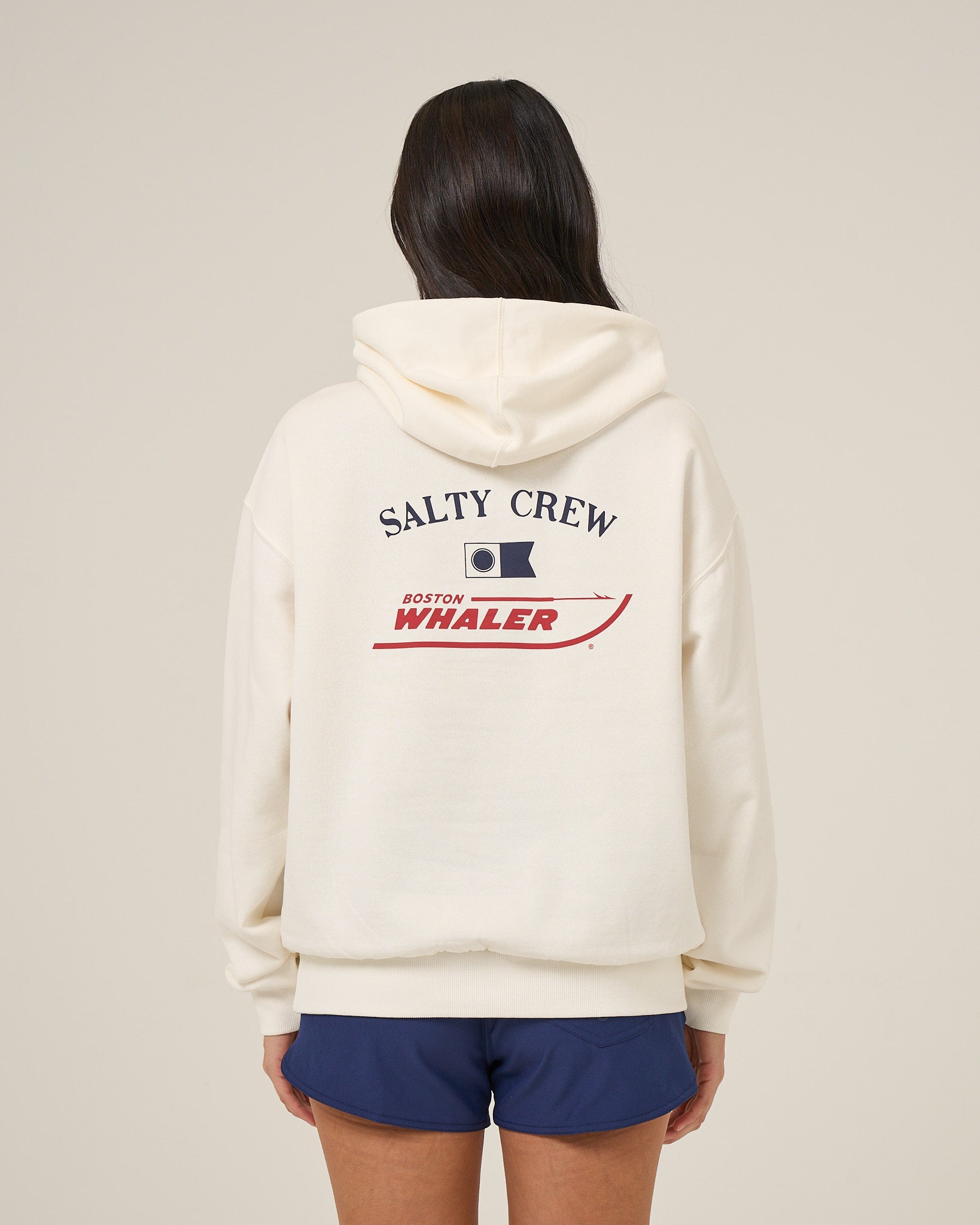 Whaler Hoodie - Off White | Salty Crew