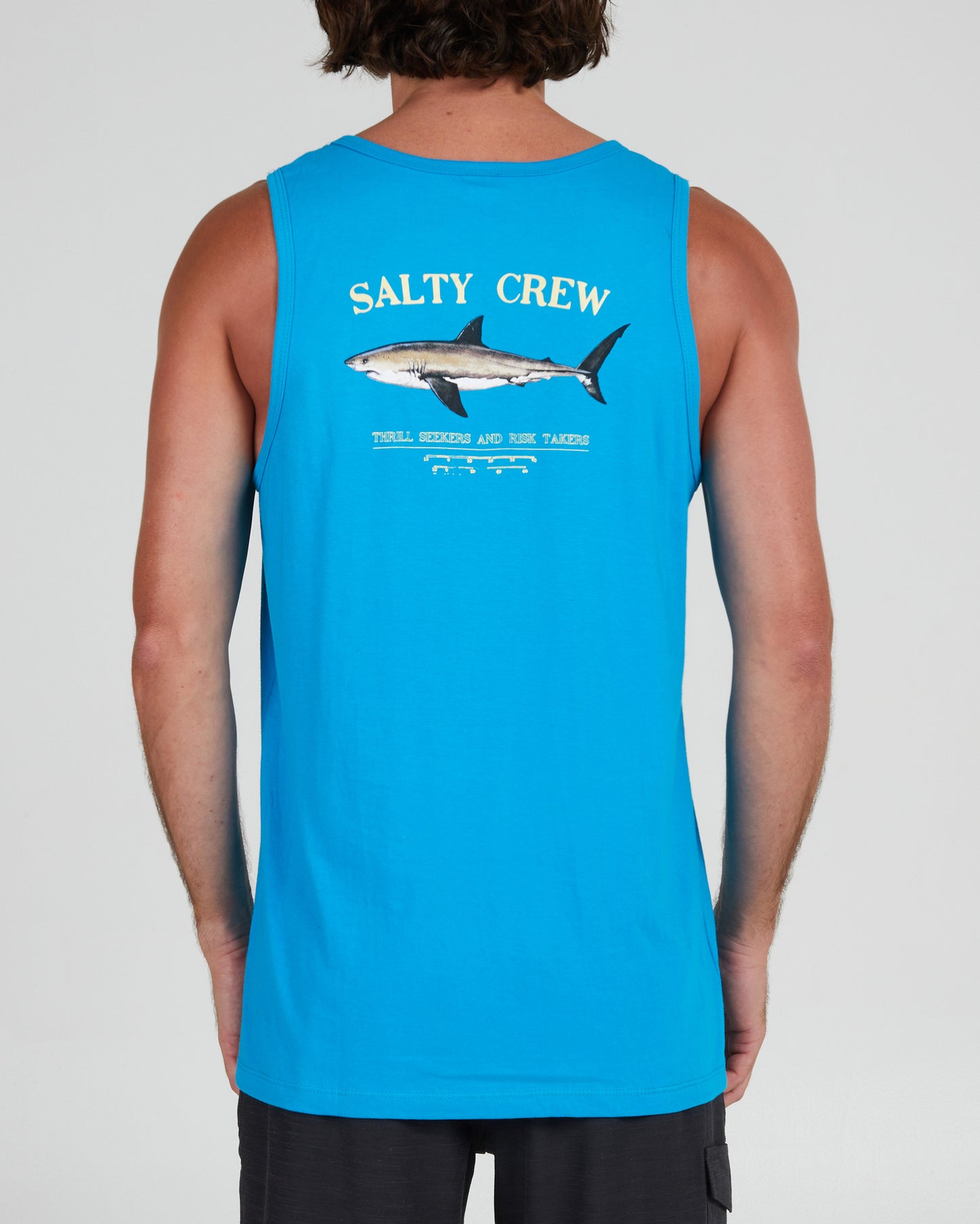 back view of Bruce Turquoise Tank