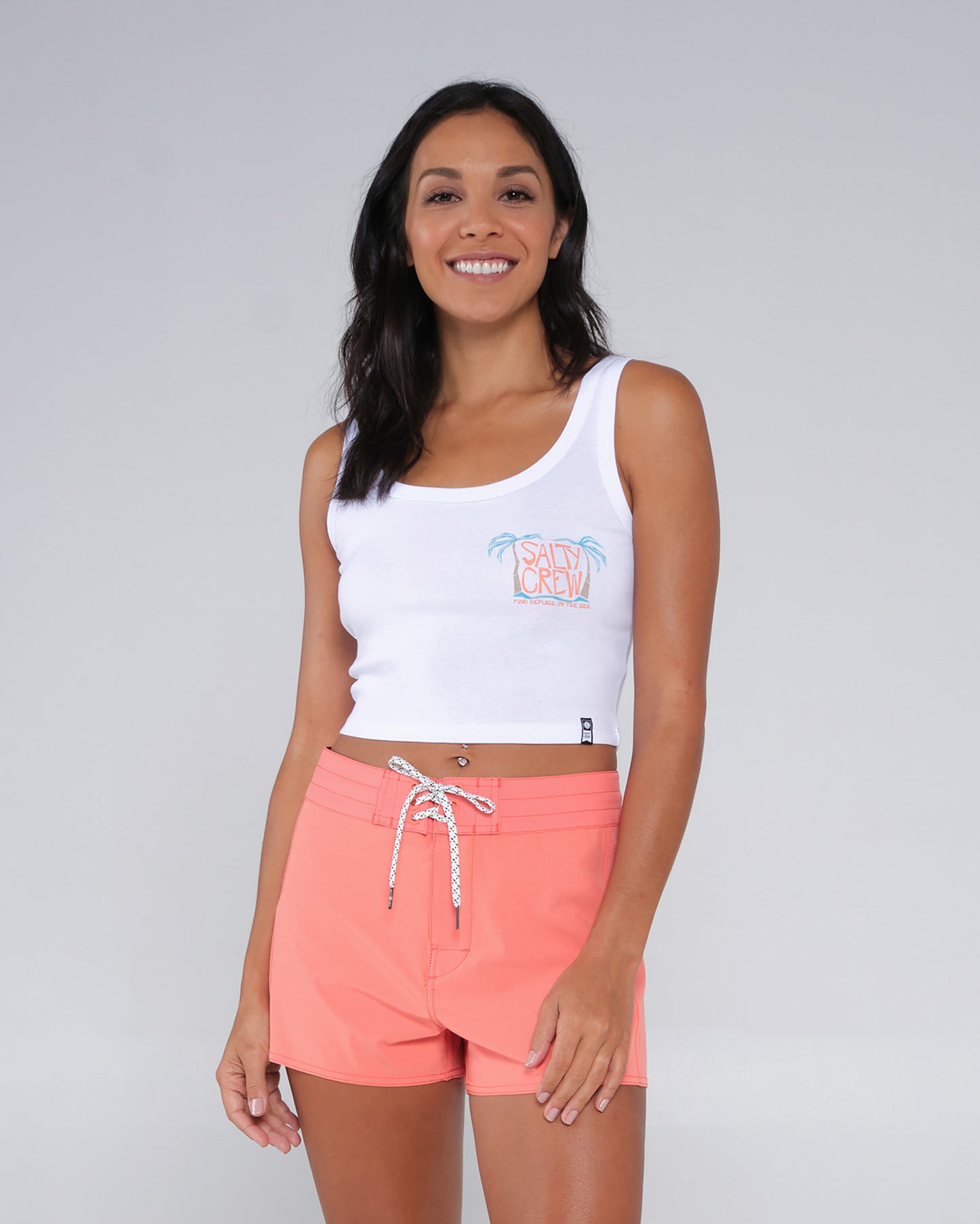 Postcard White Tank
