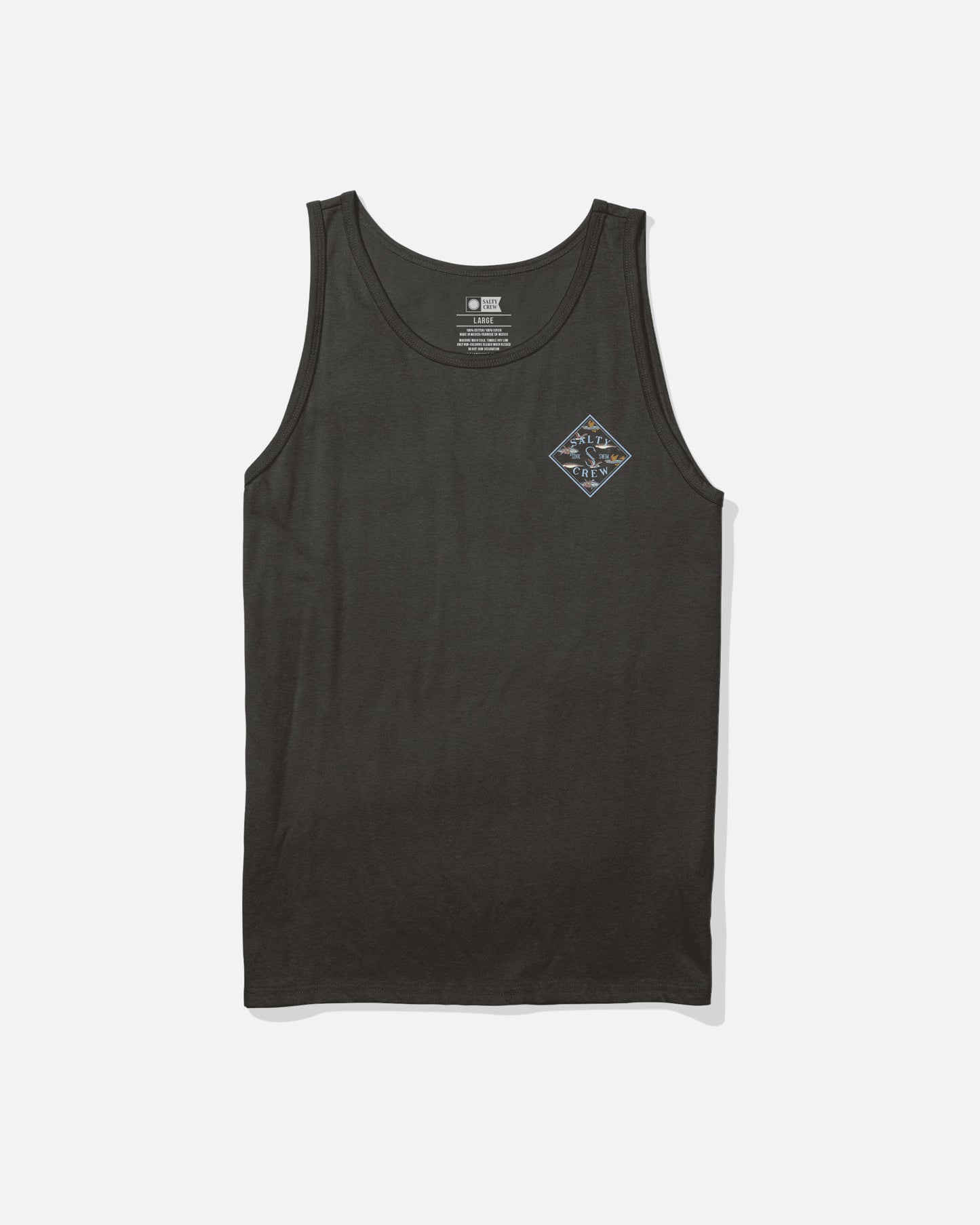 Front view of the Tippet Fill Tank - Black.