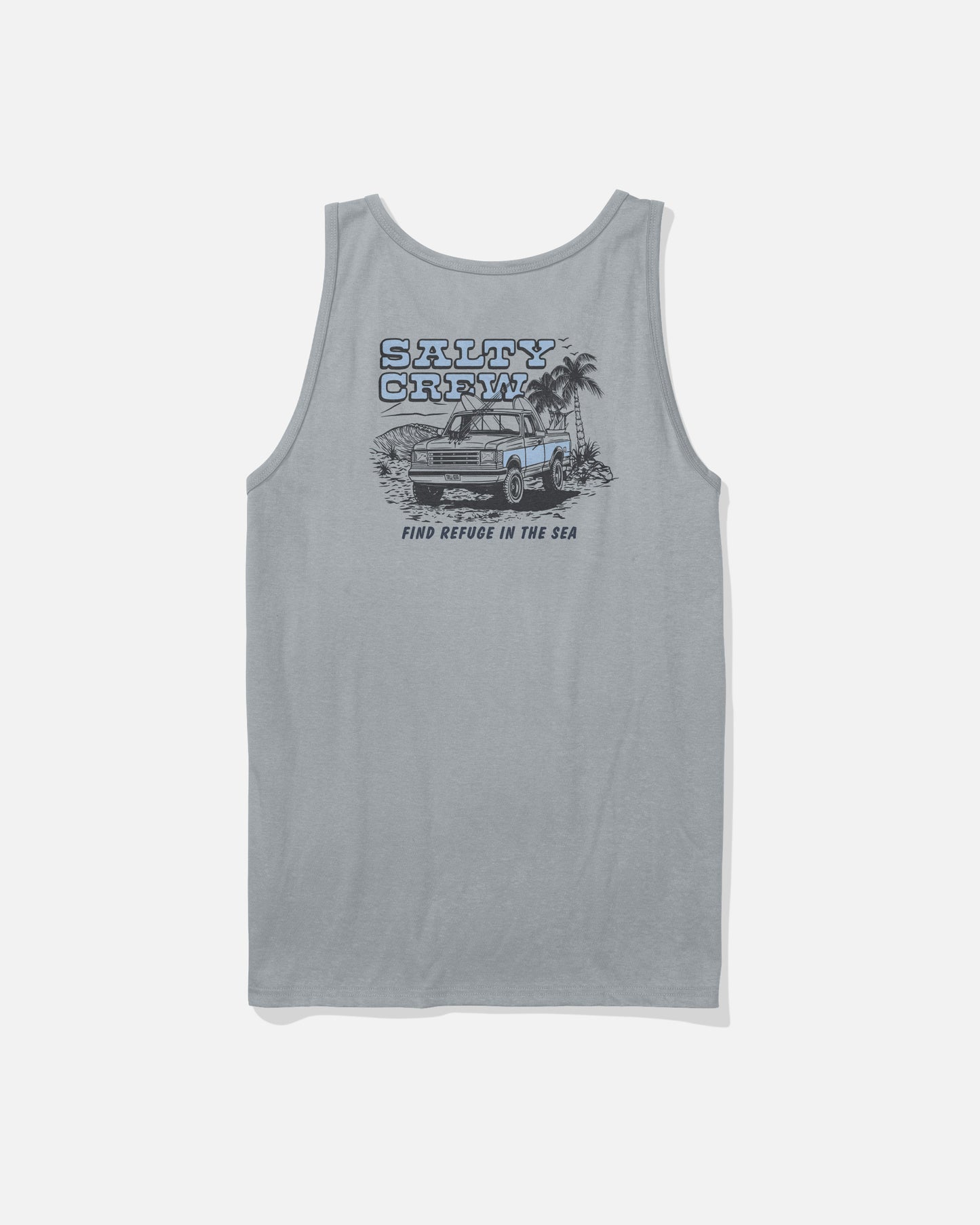 Back view of the Truck Stop Tank - Quarry.