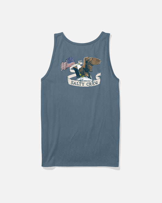 back view of America Eagle Tank - Slate