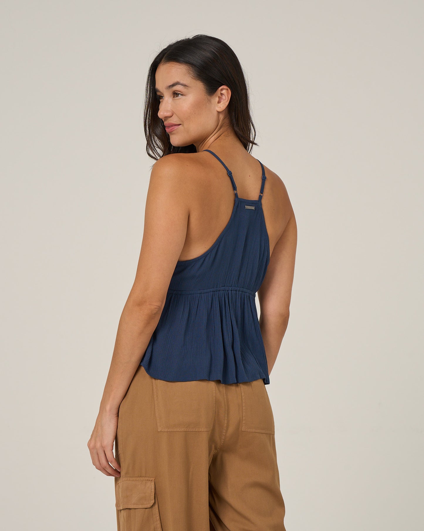 Back view of the Sundial Cami - True Navy.
