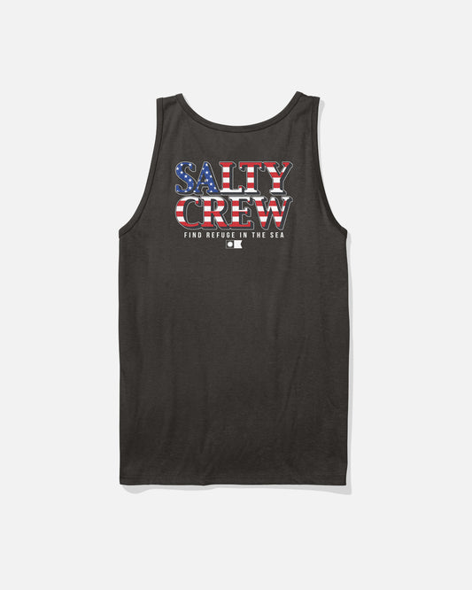 Back view of the America Optic Tank - Black.