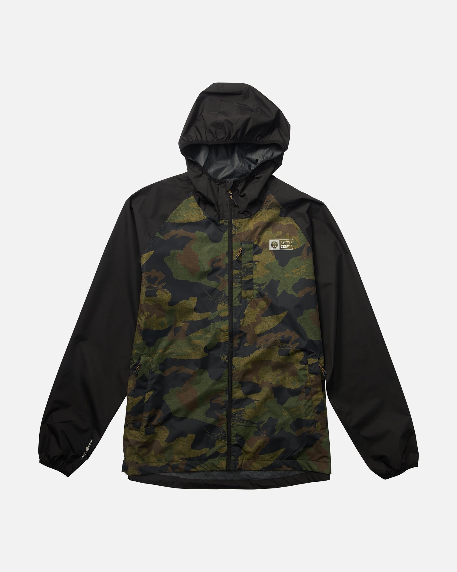 camouflage rain gear Salty Crew Stash Waterproof Jacket - Camo