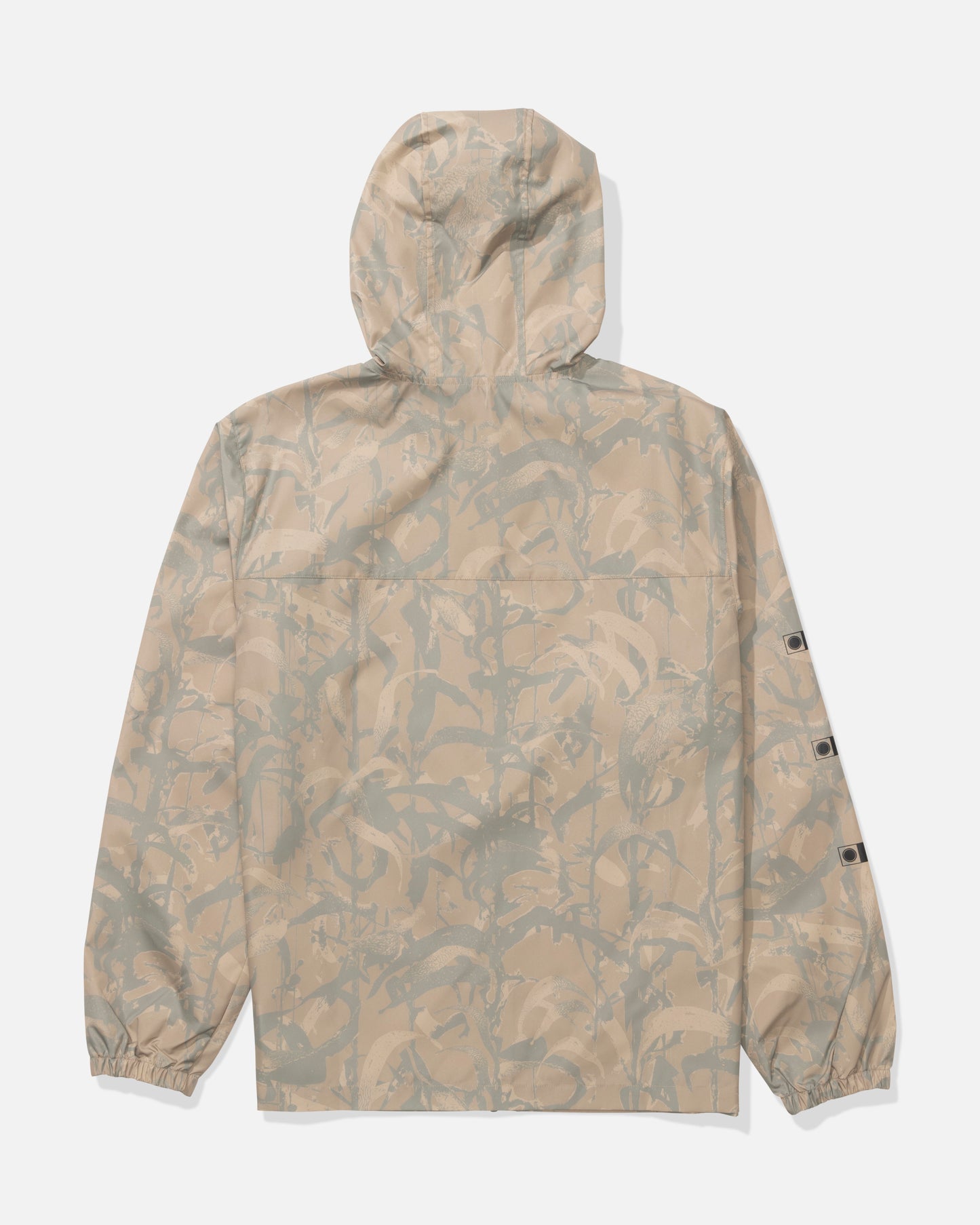 Back view of the Surface Windbreaker - Light Camo.