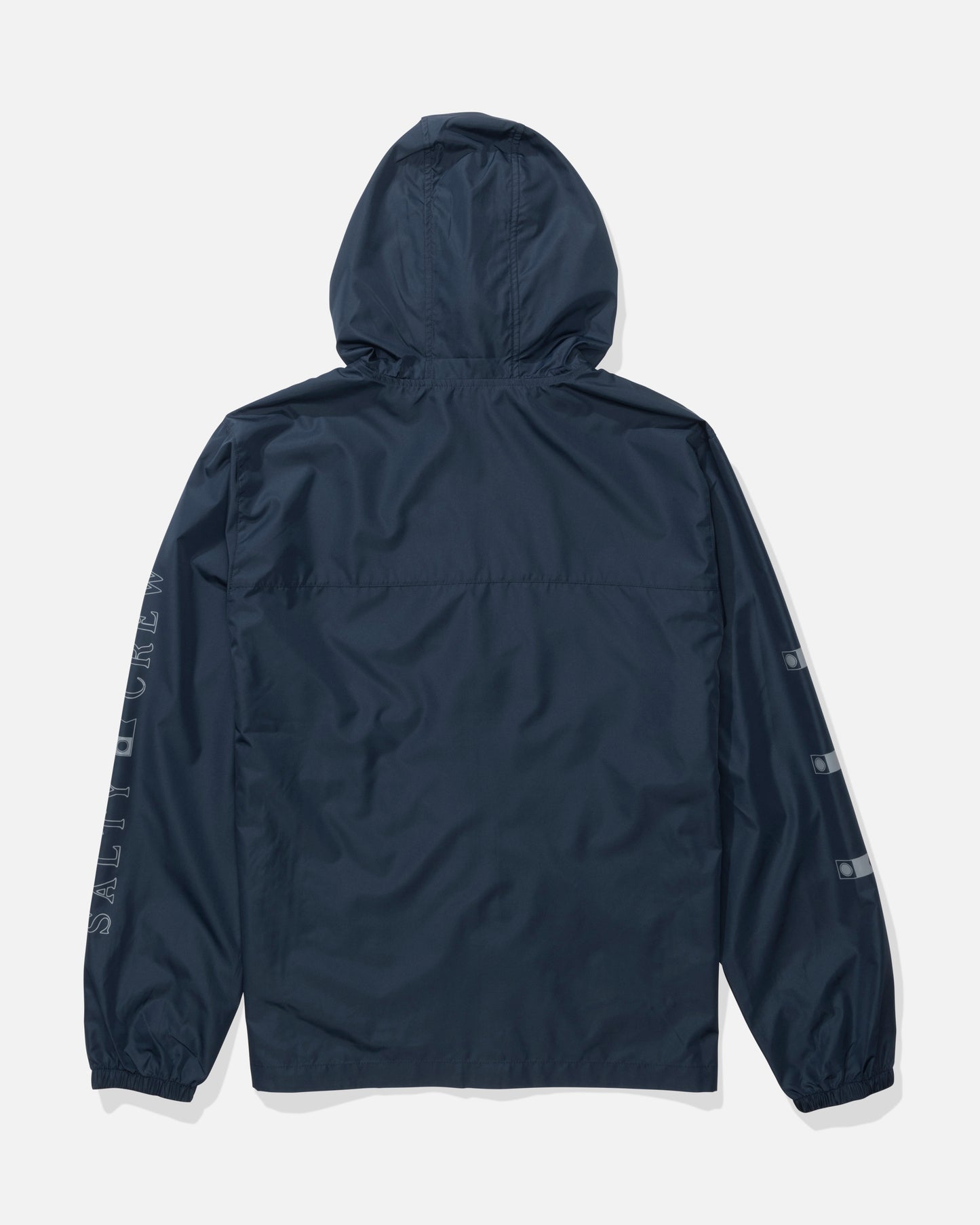 Back view of the Surface Windbreaker Jacket - Navy.