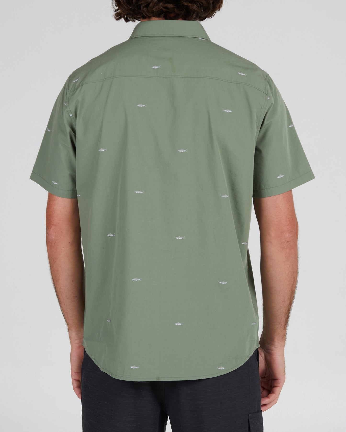 On body back of the Bruce Vintage Military S/S Woven
