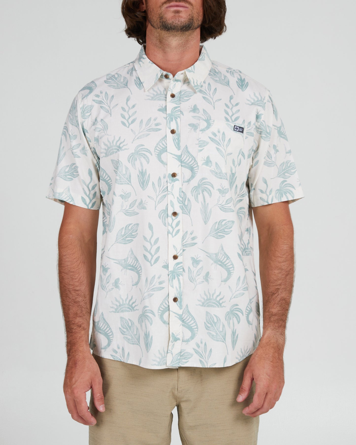 front view of Broadbill Natural S/S Woven