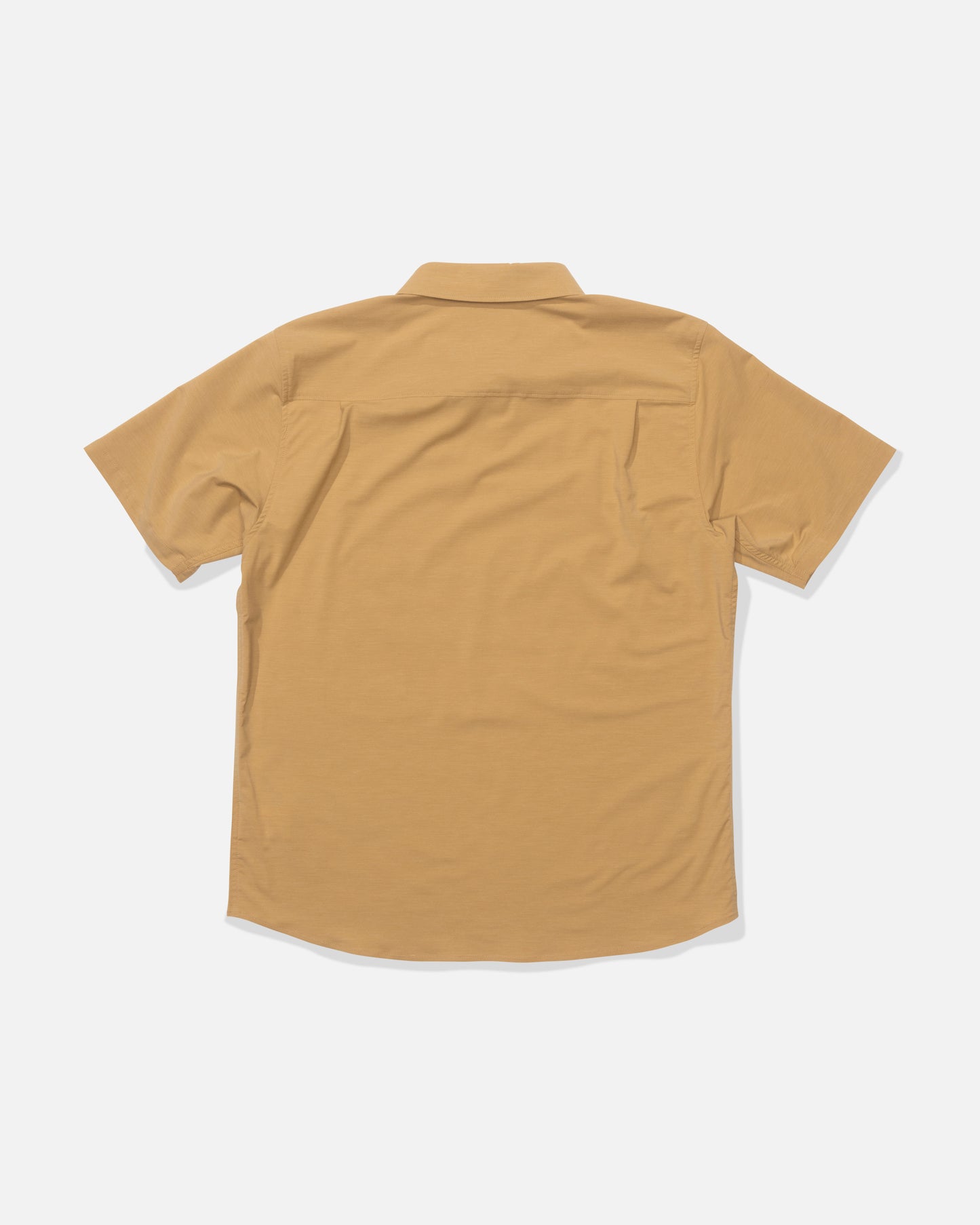 Back view of the Drifter UV Polo - Bone Brown.