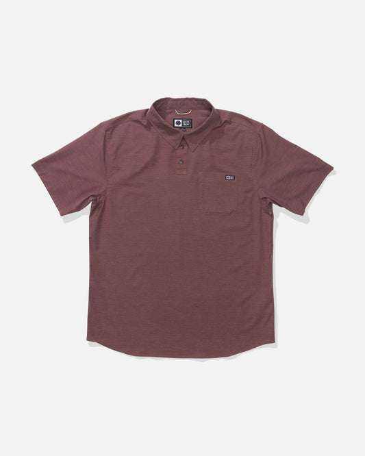 Front view of the Drifter UV Polo - Port.