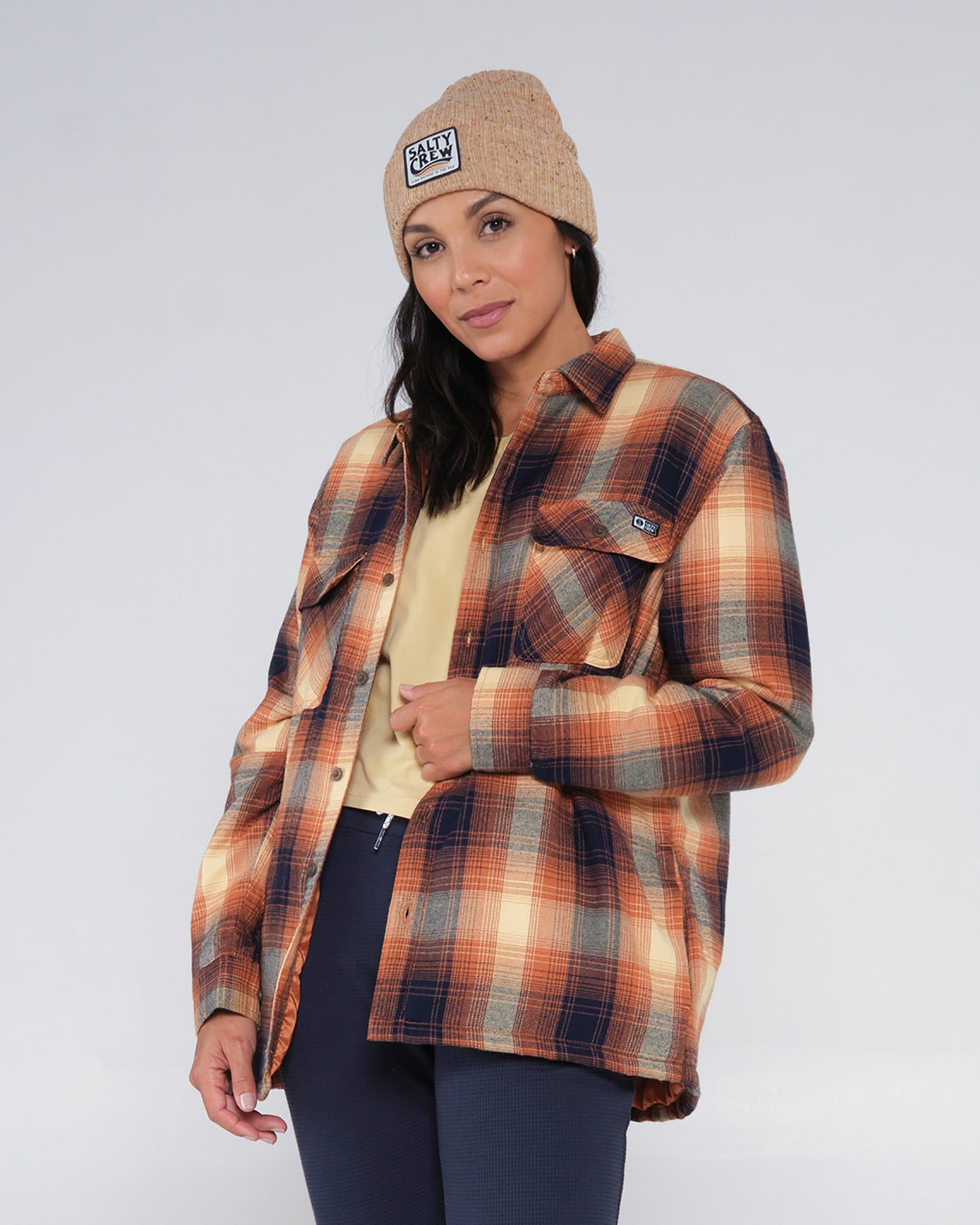 On body front of the Chore Sierra Shacket