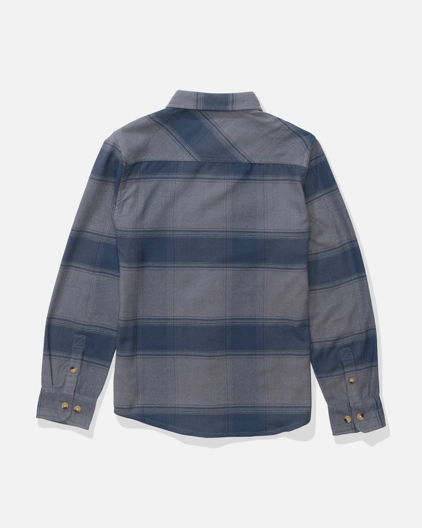 Back view of the Daybreak Boys Flannel - Midnight Navy.